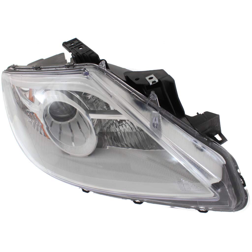 2010-2012 Mazda CX-9 Passenger Side Headlight Assembly - CAPA Certified Replacement (Part #MA2519145, TE69-51-0K0C) - Lens & Housing Only - Perfect for Night Driving & Road Safety