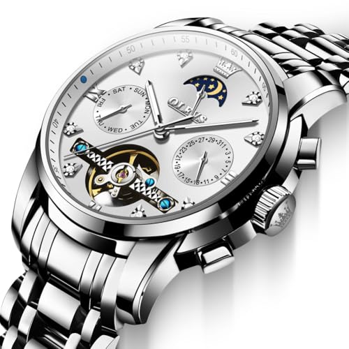 G6678: Silver strap & white dial