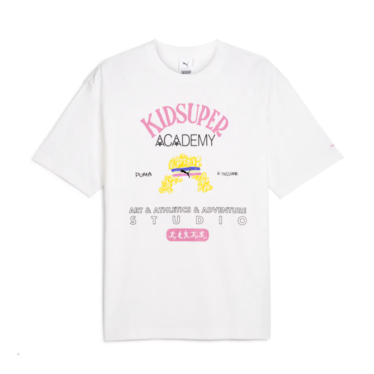 Kidsuper Graphic Tee 'Puma White' - Trendy Unisex Cotton T-Shirt for Men & Women - Perfect for Streetwear, Casual Outfits & Everyday Wear