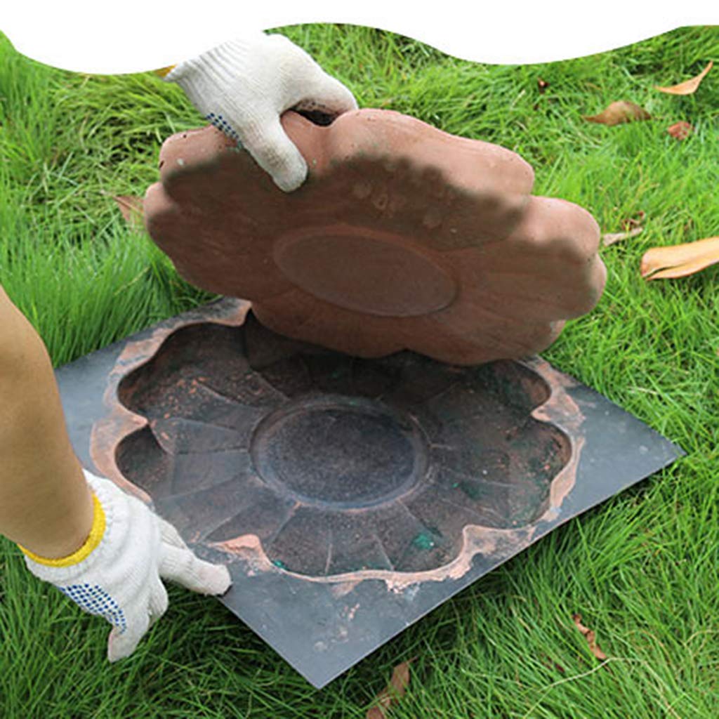 DIY Concrete Path Maker Mold - Step Stone Cement Paving Molds for Garden, Yard & Landscape Pathways - Create Beautiful Walkways, Patios & Outdoor Floor Tiles