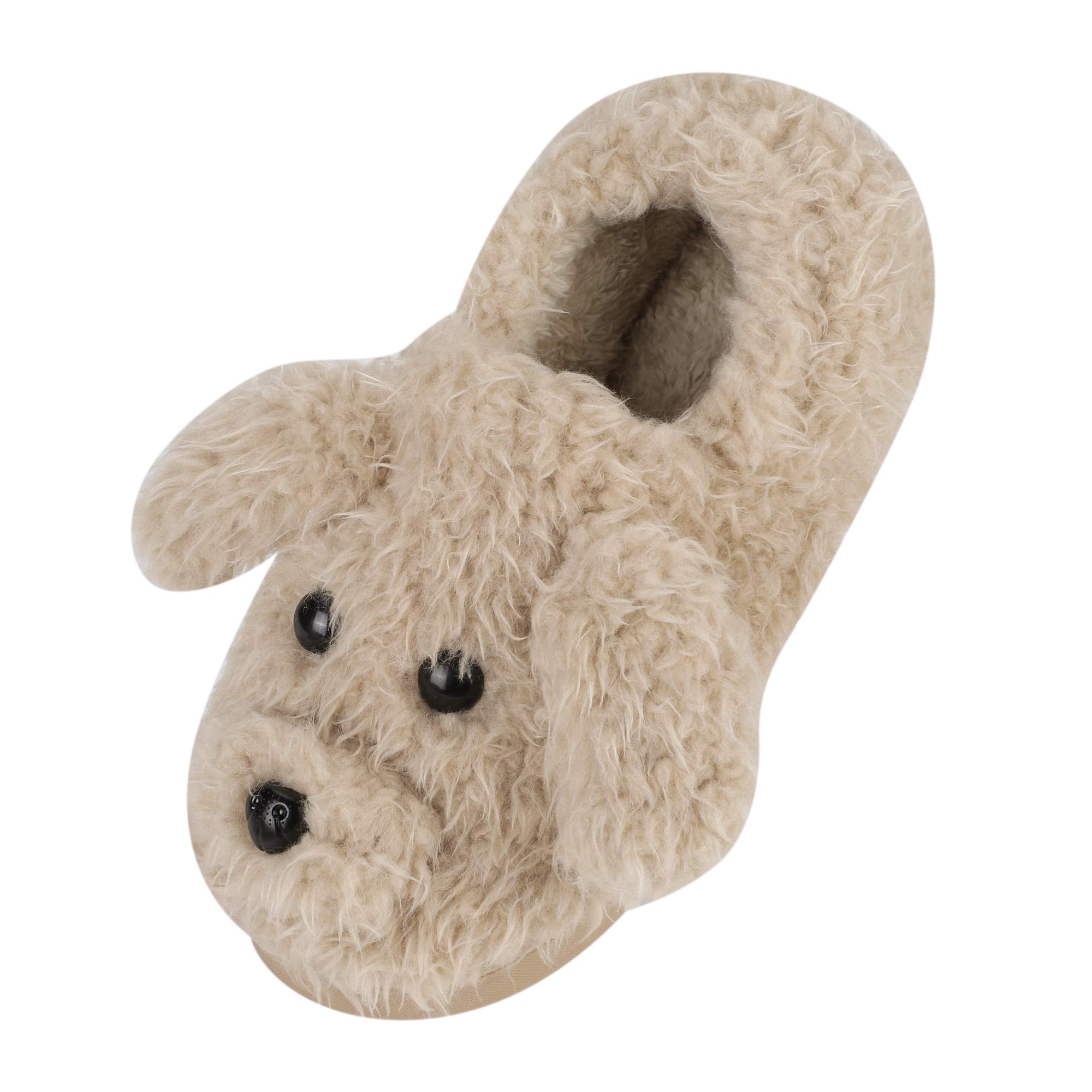 Women's Cute Dog Slippers - Anti-Slip Winter Animal House Shoes with Plush Puppy Design for Cozy Home Wear & Gifts
