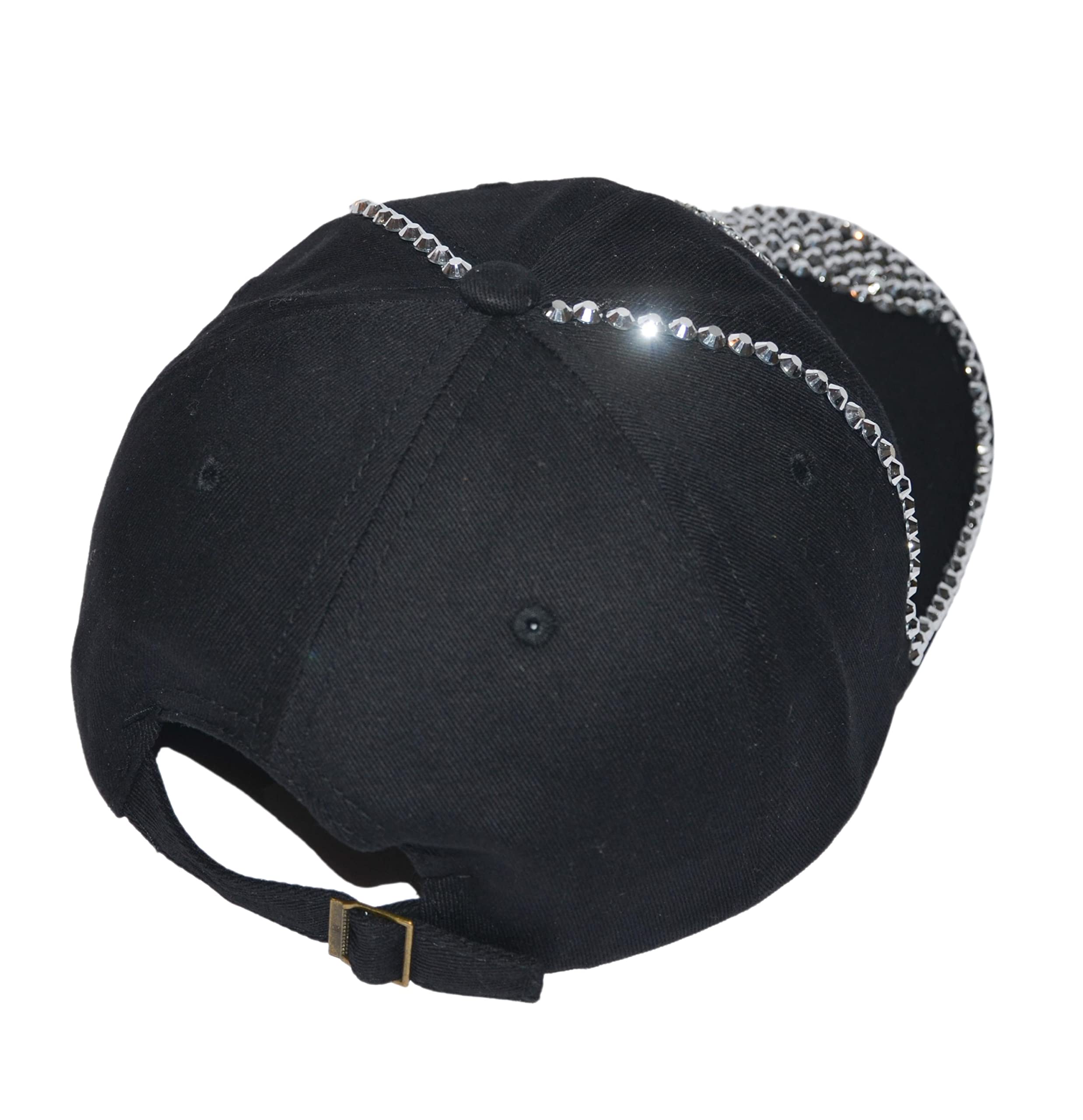 Sparkling Rhinestone Baseball Caps for Women - Stylish Bedazzled & Bejeweled Denim Hats | Trendy Bling Accessories for Parties, Weddings & Casual Outfits