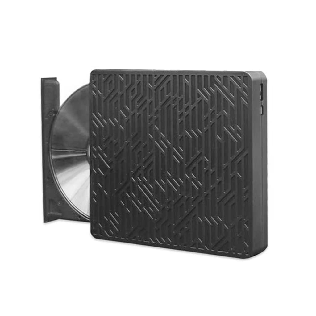 KieTeiiK USB 3.0 External DVD CD Drive - Burner/Writer/Reader for Laptop & PC - Compatible with Windows 10/11/Mac - Portable Optical Disc Drive for Movies, Music, Data Backup & Software Installation