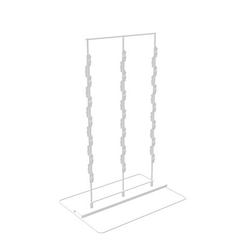 FixtureDisplays® Compatible Clip n Strip Rack - White Countertop Retail Display Stand for Chips & Snack Bags (18460-WHITE) - Perfect for Convenience Stores, Supermarkets & Retail Shops