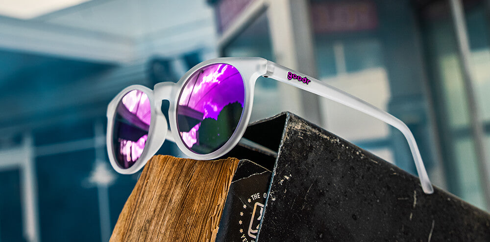Goodr Circle G Sunglasses - Polarized Aviator Style for Running, Cycling & Outdoor Sports | Strange Things Are Afoot at The Circle Gs | UV Protection for Men & Women