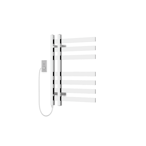 Lioni Square 27 x 20 Inch Electric Plug-In Bathroom Towel Warmer & Dryer - Fast Heating for Spa, Gym, and Luxury Home Use