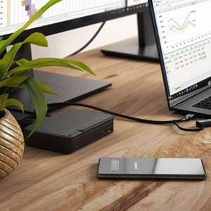 Alogic Universal Twin HD USB C Docking Station for Laptop - Dual Monitor Support 4K UHD, 5 USB Ports (4x USB 3.0), Gigabit Ethernet, HDMI - Compatible with MacBook Pro/Air, Windows PC - Perfect for Home Office & Remote Work Setup