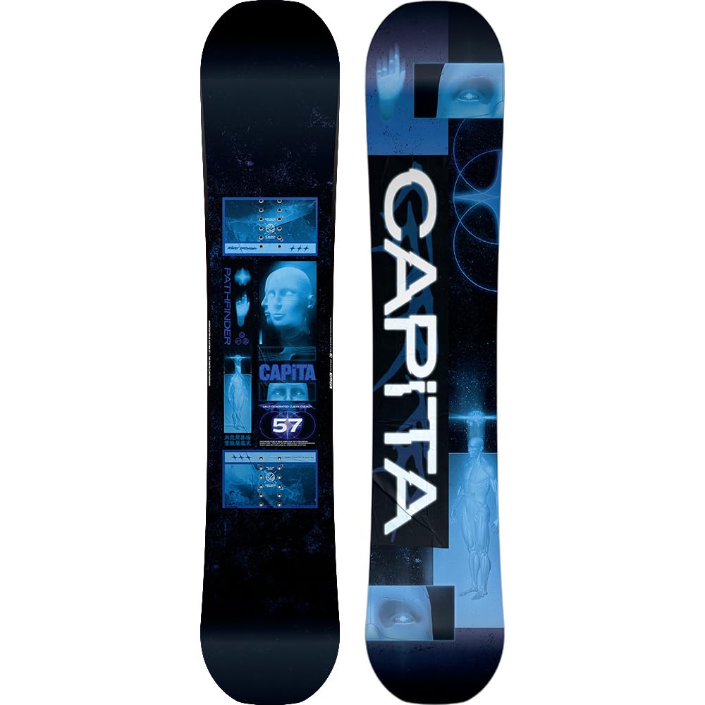 CAPiTA Pathfinder Camber Men's Snowboard - All-Mountain Freestyle Snowboard for Intermediate to Advanced Riders | Perfect for Powder, Park & Backcountry Adventures