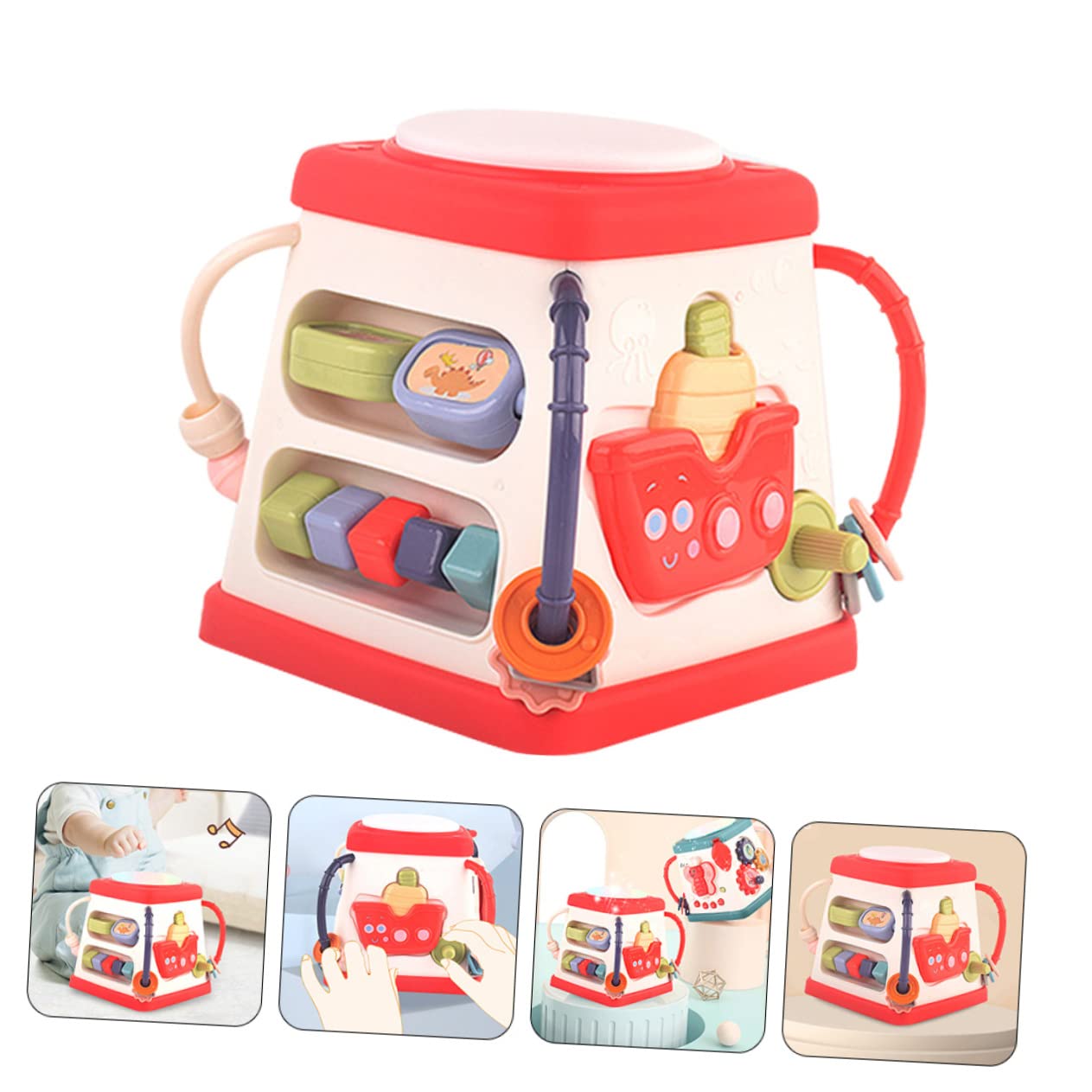 BESTonZON Clap Drum - Multifunctional Hand Percussion Toy for Kids, Early Learning Musical Instrument, Tambourine & Hand Drum - Perfect for Preschool Education, Music Playtime & Sensory Development