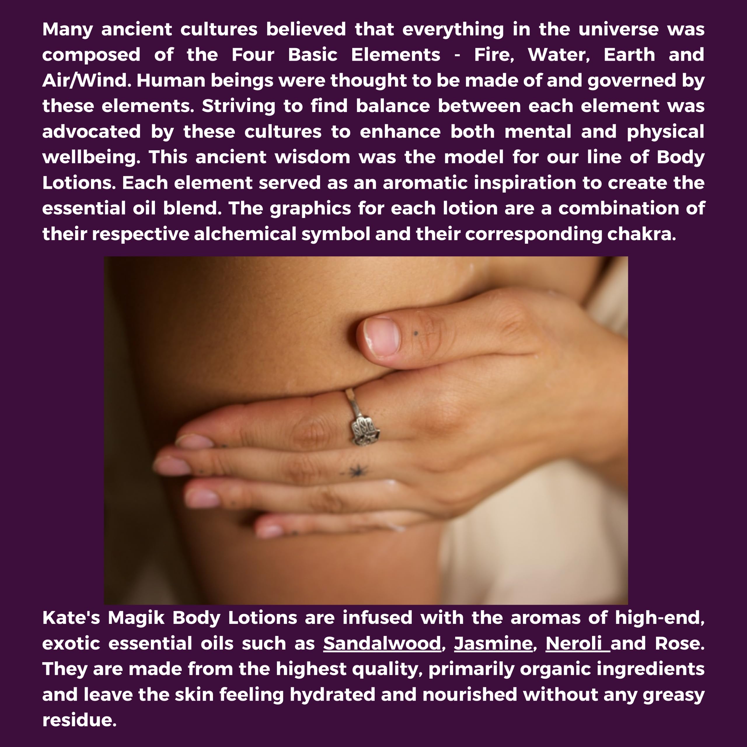 Kate's Magik Water Aromatherapy Natural Body Lotion - Hydrating & Relaxing Moisturizer with Essential Oils for Dry Skin | Perfect for Spa Days, Massage Therapy & Self-Care Rituals