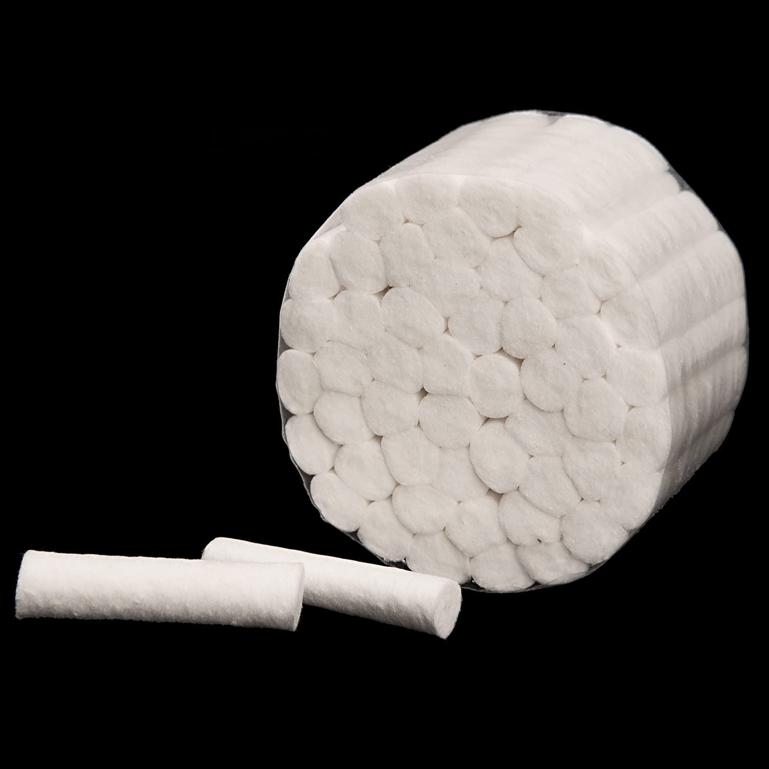 AOVNA Dental Cotton Rolls - 100% Natural Cotton Gauze Rolls for Dental Procedures, Nasal Packing & First Aid - Sterilized & Soft for Comfortable Use in Clinics, Hospitals & Home Care