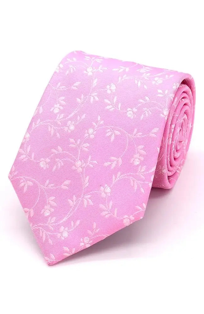 LA Smith Tumbling Petals Woven Wedding Poly Ties - Elegant Floral Design for Wedding Decorations, Bridal Bouquets, and Special Events