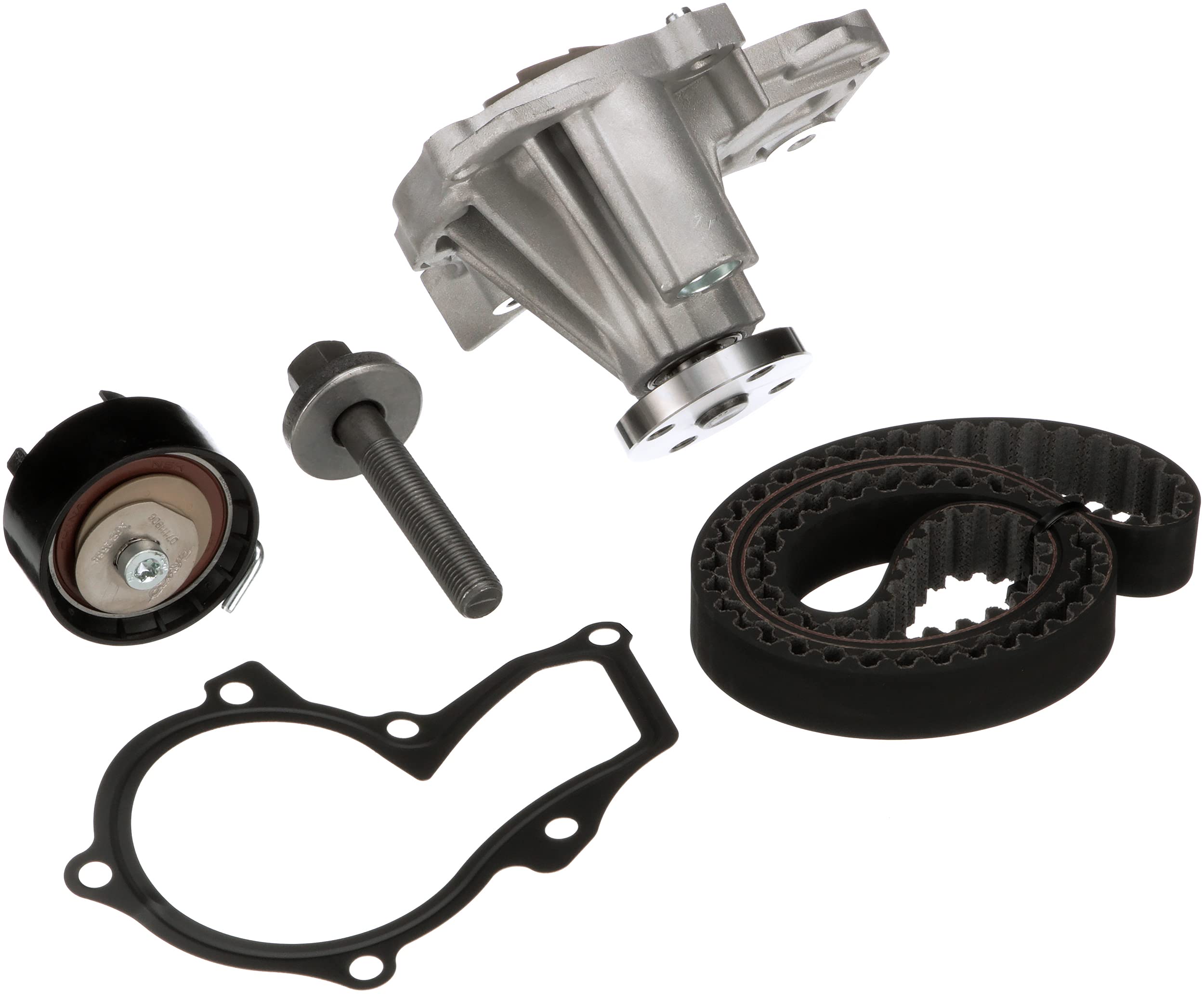 Gates TCKWP343A PowerGrip Premium Timing Belt Kit with Water Pump - Replacement for Ford, Chevy, Dodge - High Performance Engine Maintenance for Smooth Driving & Longevity