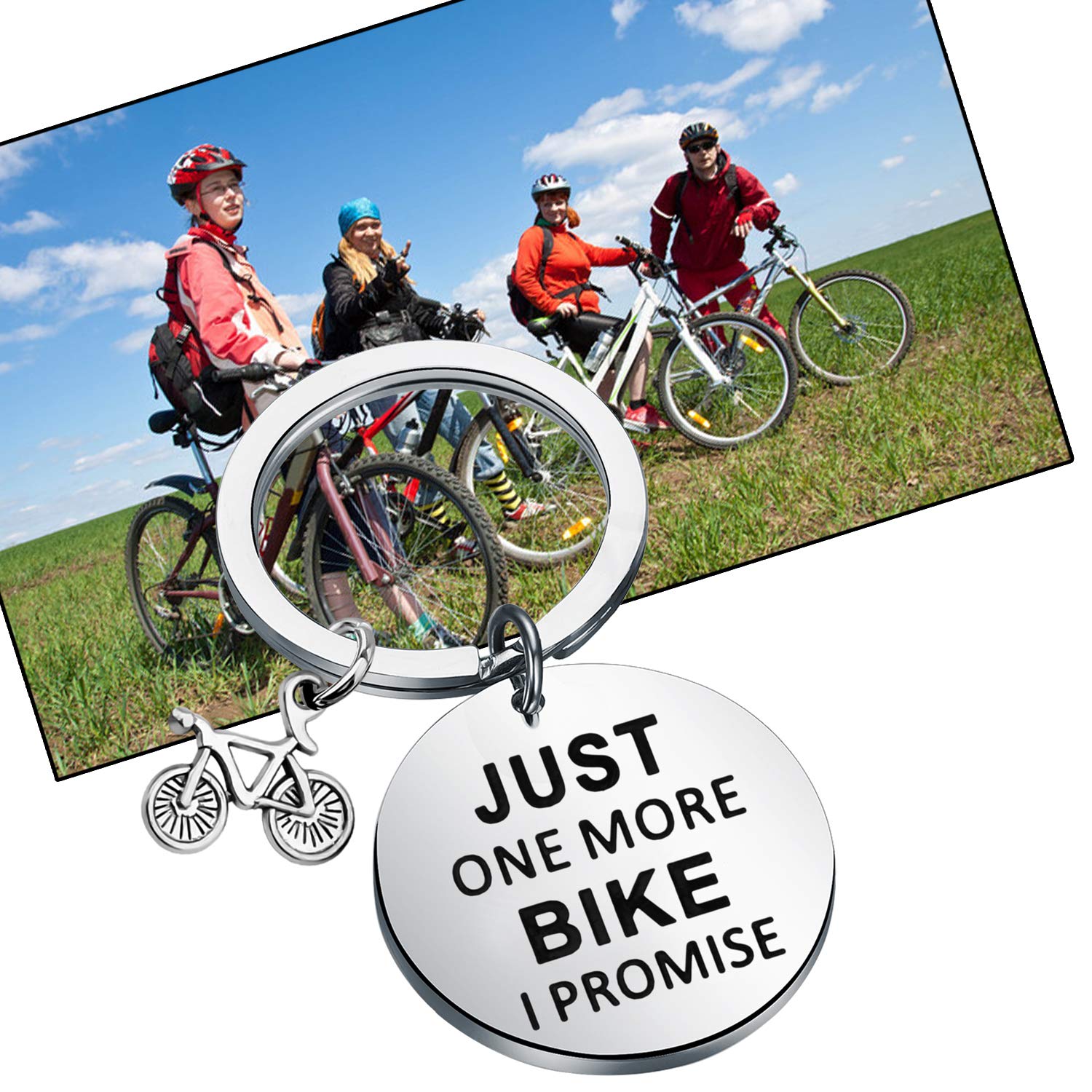 Funny Biker Keychain - 