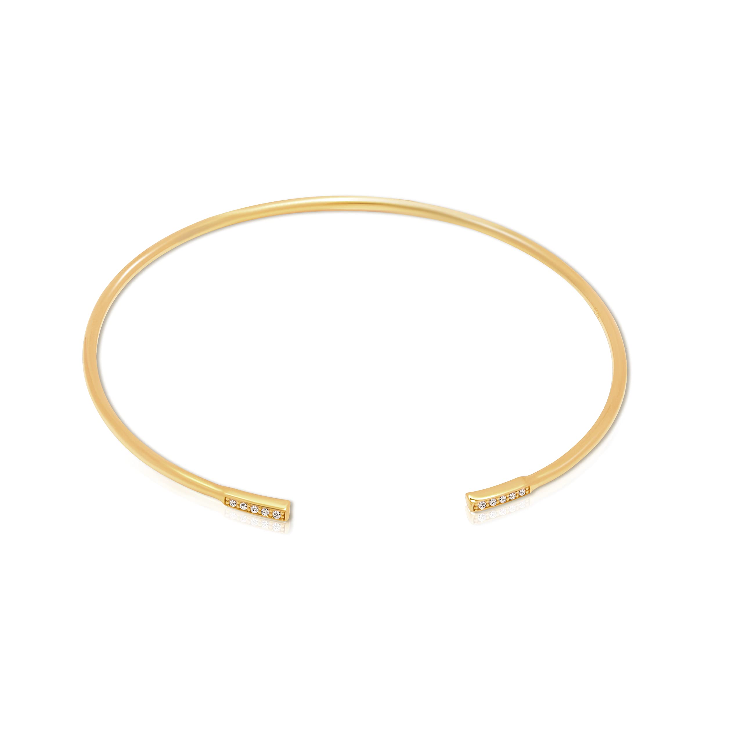 JELMO 18K Gold Plated Infinity Love Bangle Bracelet for Women - Dainty Gold Cuff Bracelet for Girls, Elegant Charm Bracelet Gift for Birthday, Anniversary & Mother's Day - Perfect for Everyday Wear, Date Night & Special Occasions