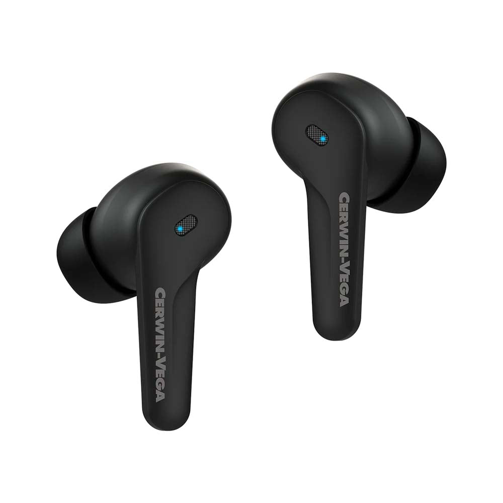 Cerwin Vega EB1 VegaBuds Wireless Bluetooth Earbuds with Noise Cancellation, 24H Playtime - Perfect for Gym, Running, Travel & Work