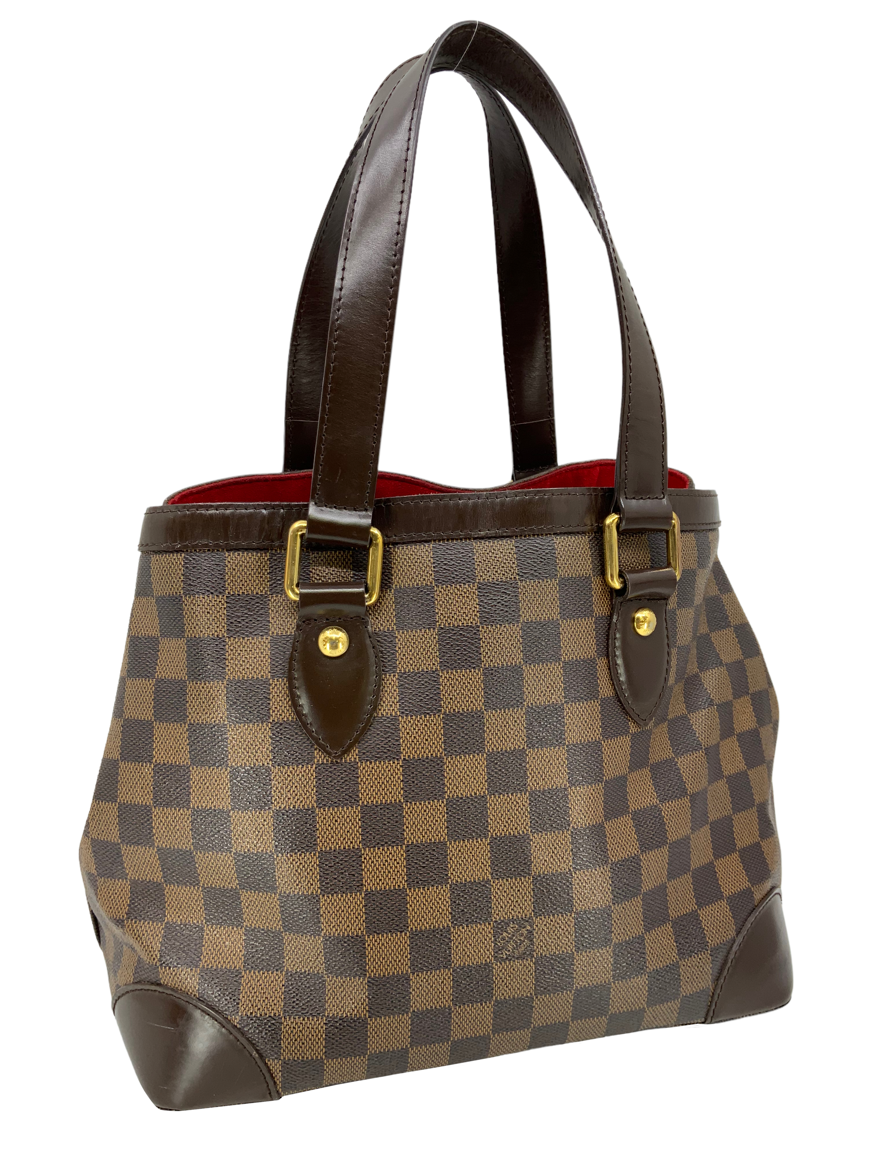 Authentic Louis Vuitton Damier Ebene Hampstead PM Handbag - Luxury Crossbody Bag for Women, Perfect for Work, Travel & Everyday Use