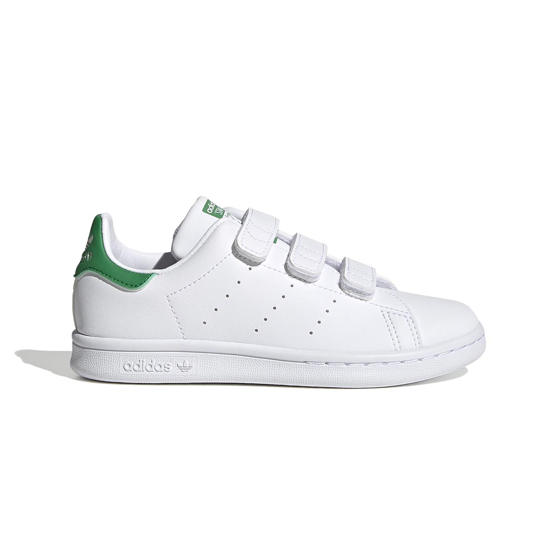 adidas Kids' (Preschool) Stan Smith Sneakers - FX7534 | Comfortable & Stylish White Tennis Shoes for Toddlers & Preschoolers - Perfect for School, Play & Everyday Wear
