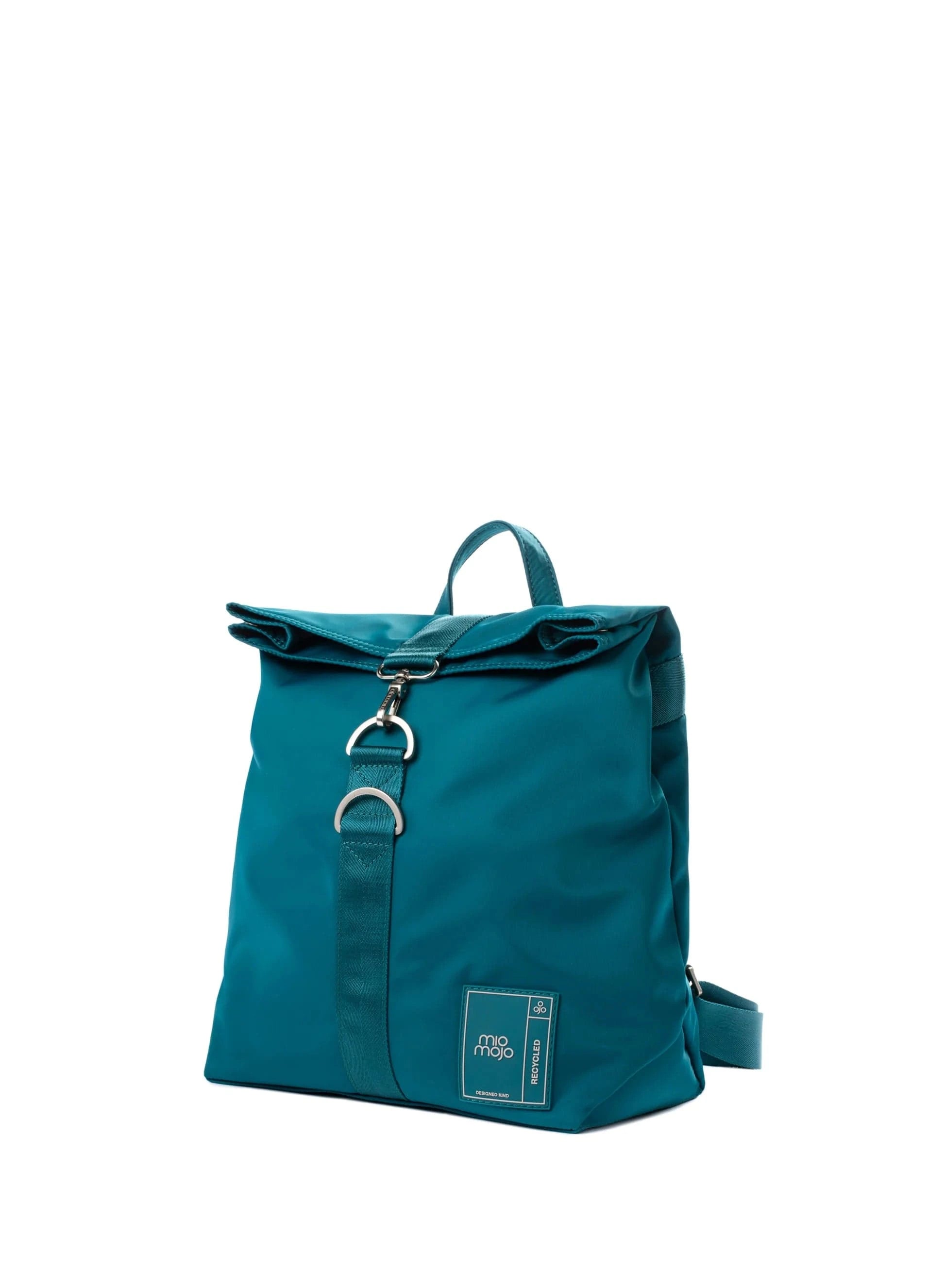 Penelope Eco-Friendly Recycled Nylon Vegan Backpack for Women & Men - Waterproof Travel Backpack, Laptop Backpack for Work, School & Outdoor Adventures (Teal)