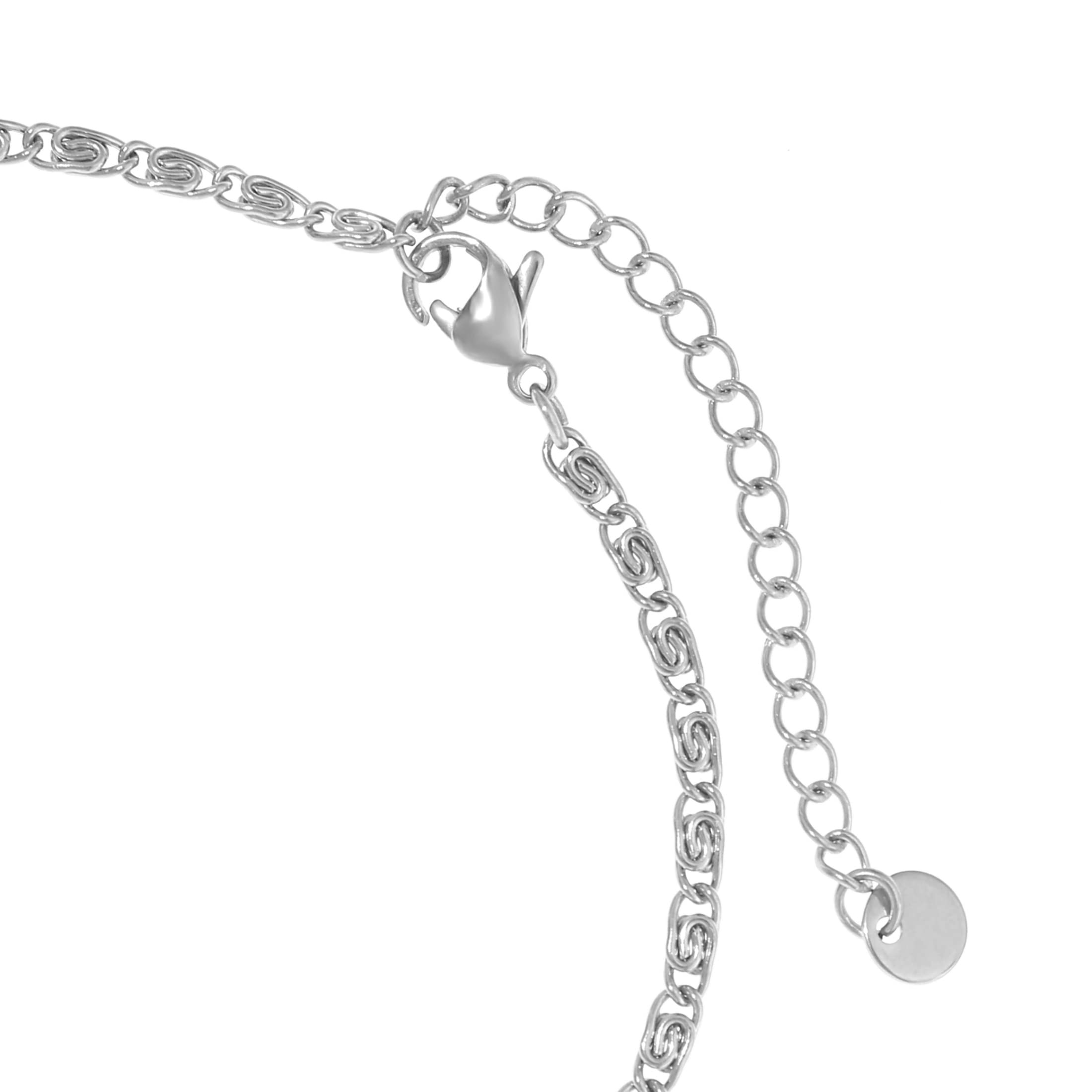 Nami Flat Cuban Chain Anklet - Stainless Steel Adjustable Ankle Bracelet for Women, Teens & Girls - Handmade in Germany - Boho Summer Beach Jewelry - Perfect for Vacation, Pool Party & Casual Wear