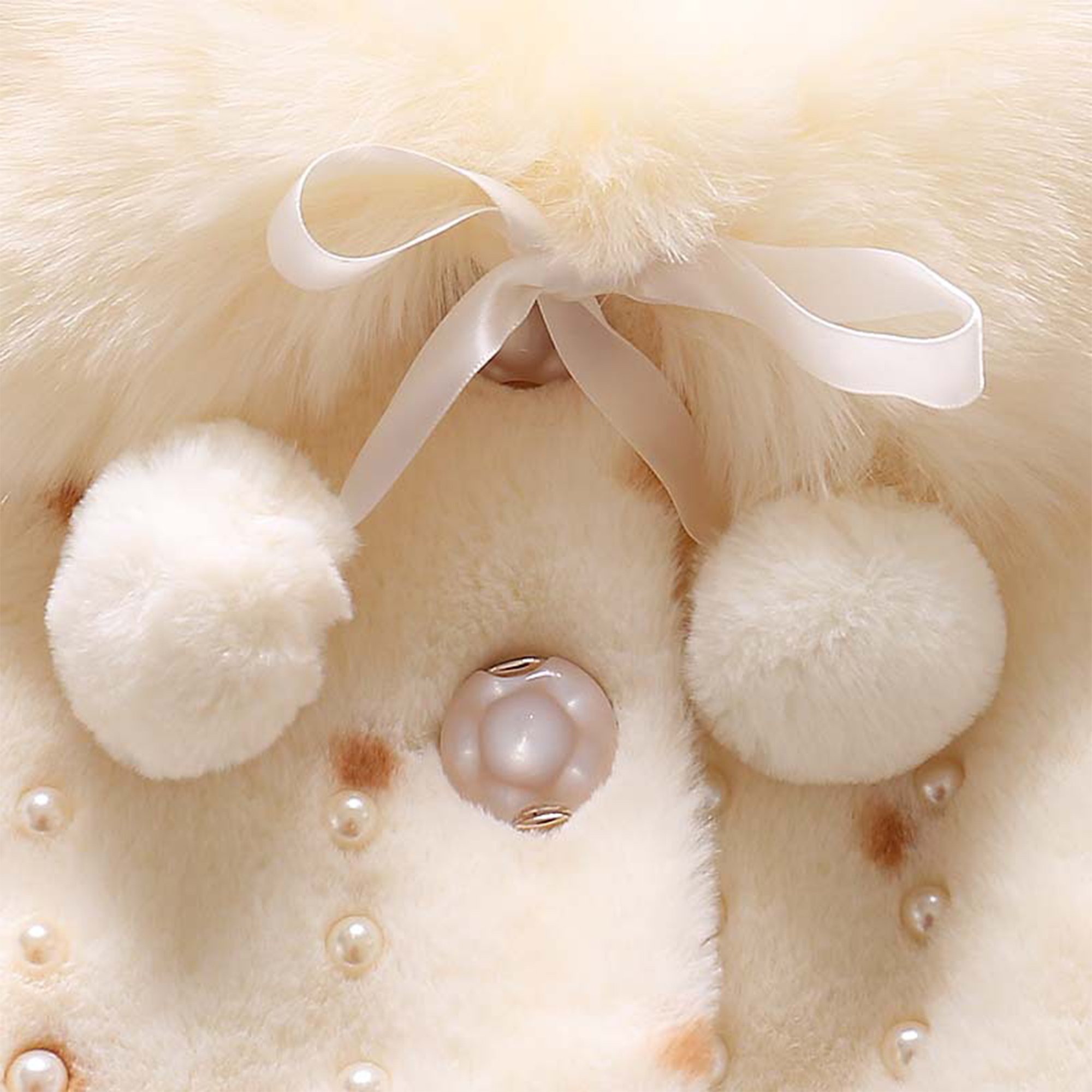Bai You Mei Baby Girls Winter Faux Fur Coat - Warm & Sweet Cloak Jacket Snowsuit for Infants | Perfect for Cold Weather, Outdoor Play & Holiday Photos