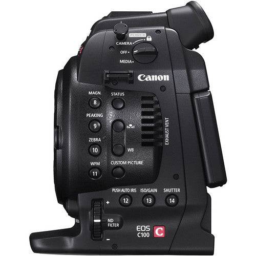 Canon EOS C100 Cinema Camera with 24-105mm Lens - Professional 4K Video Recording for Filmmaking, Vlogging & Documentary Production