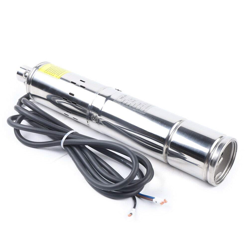 24V DC Deep Well Submersible Solar Water Pump - 3 Inch High Pressure MPPT Solar Powered Pump for Irrigation, Livestock Watering & Off-Grid Water Supply