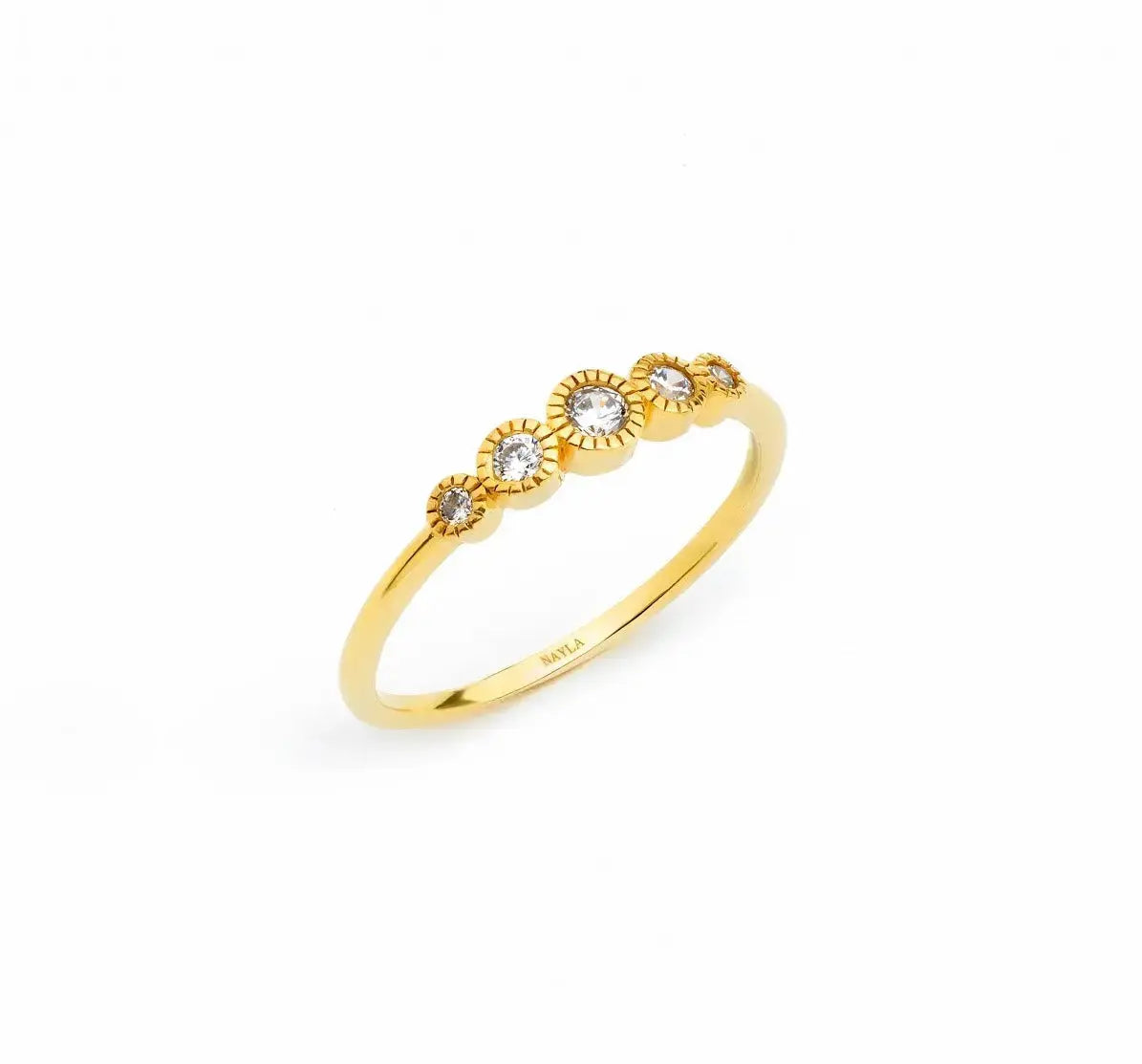 Minimalist Stackable CZ Diamond Rings for Women - Elegant Cubic Zirconia Wedding Band Set, Dainty Stackable Rings for Everyday Wear & Special Occasions