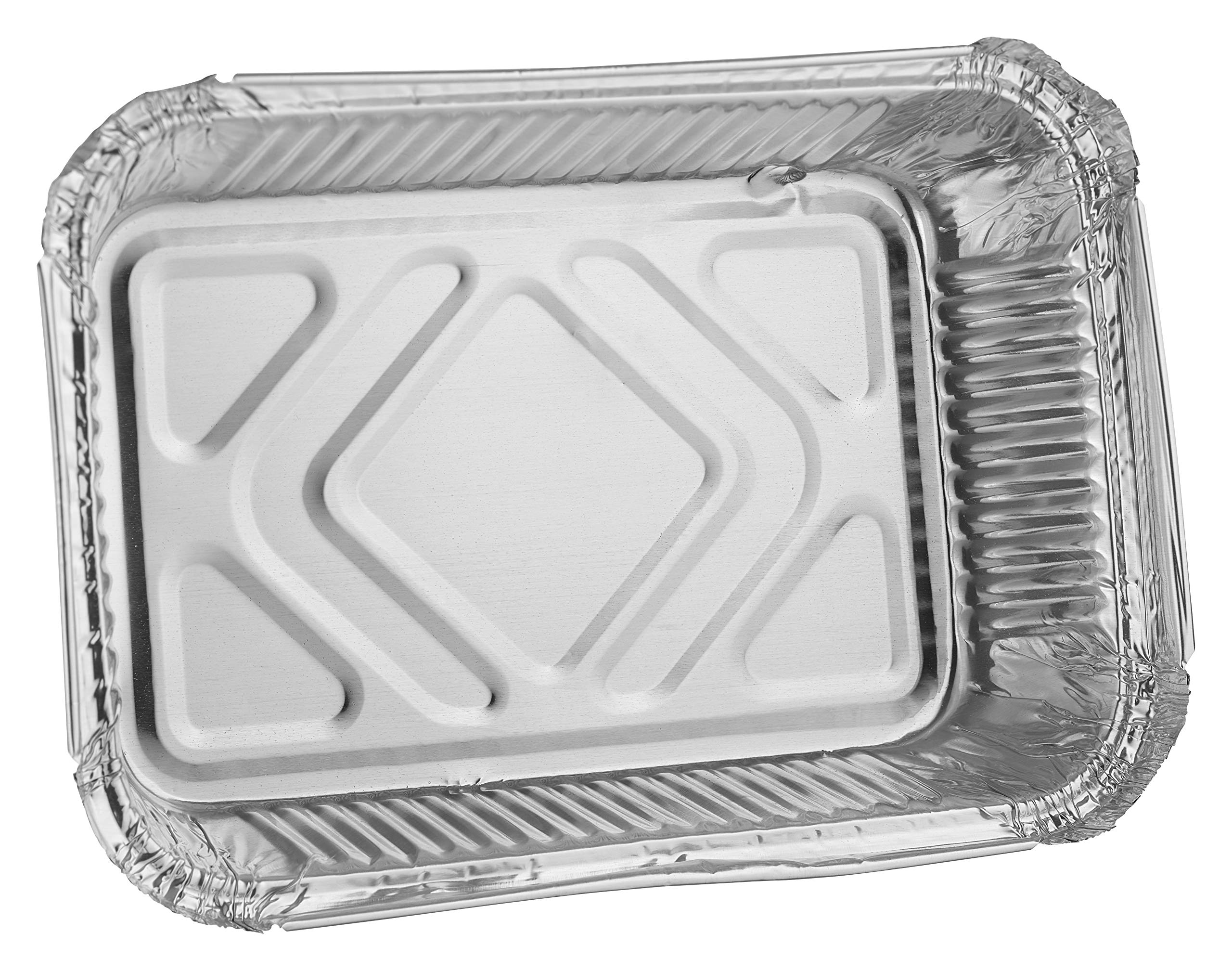1000 Pack EcoQuality 1LB Oblong Aluminum Foil Baking Pans - Heavy Duty 705 Aluminum Takeout Containers for Baking, Roasting, Reheating | Perfect for Potlucks, Catering, Parties, BBQ & Food Storage | Disposable & Recyclable