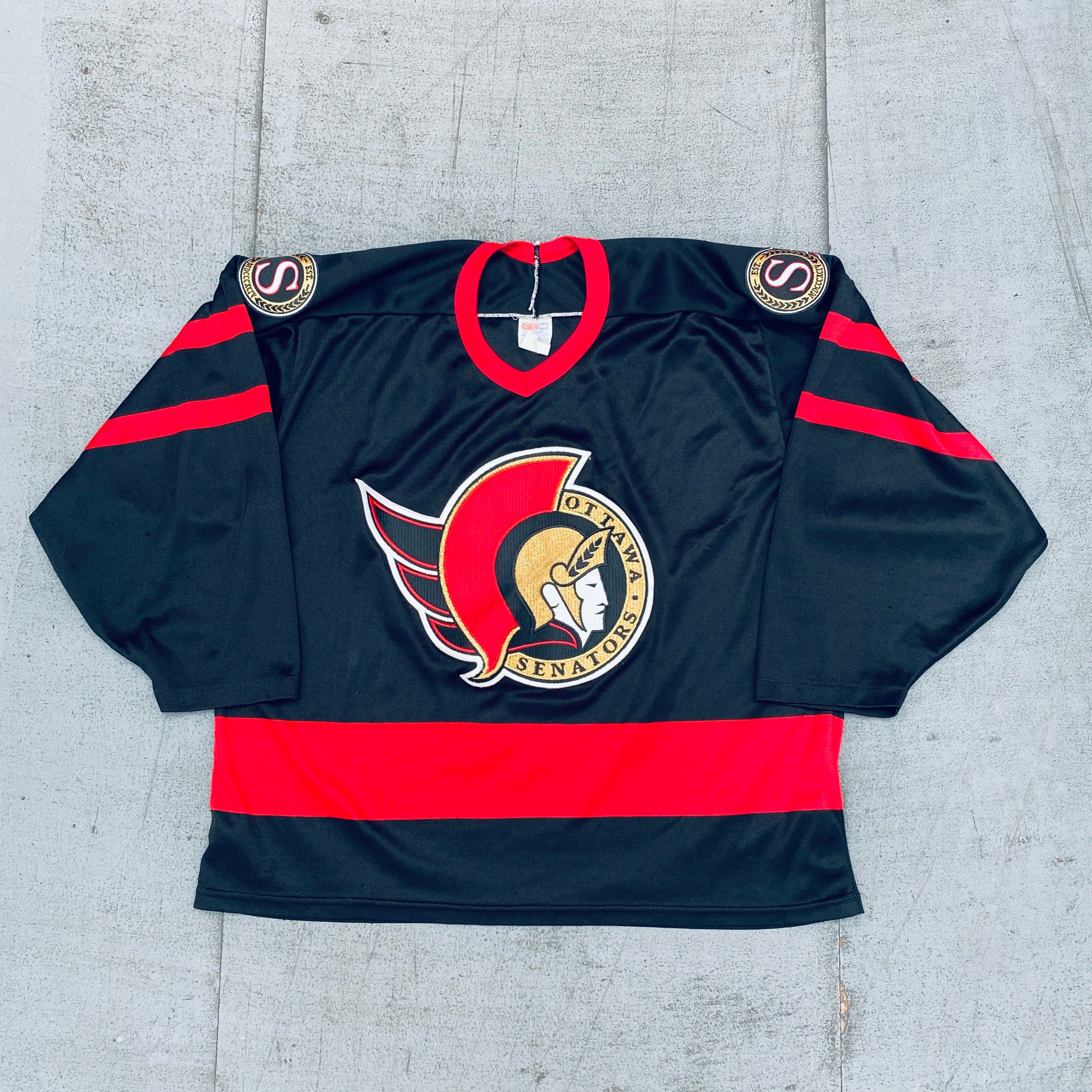 Ottawa Senators 1992 Inaugural Season CCM Hockey Jersey for Men (Size M/L) - Vintage NHL Hockey Fan Gift & Game Day Outfit