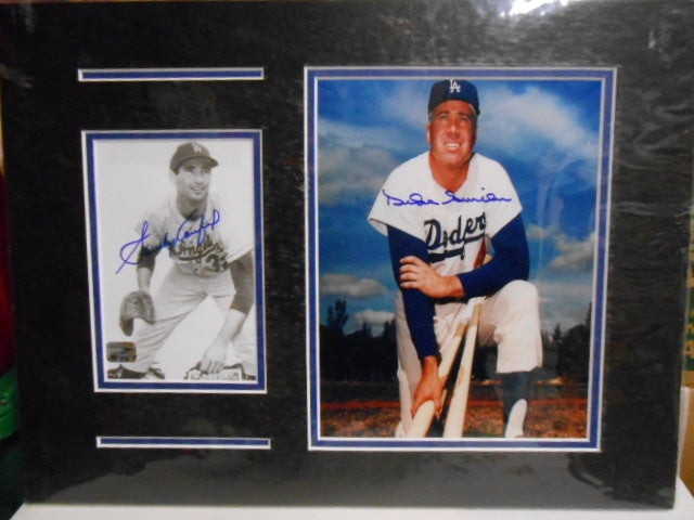 Authentic Signed Baseball Collectible - Sandy Koufax & Duke Snider with COA - Perfect for Sports Memorabilia Display & Baseball Fan Gifts