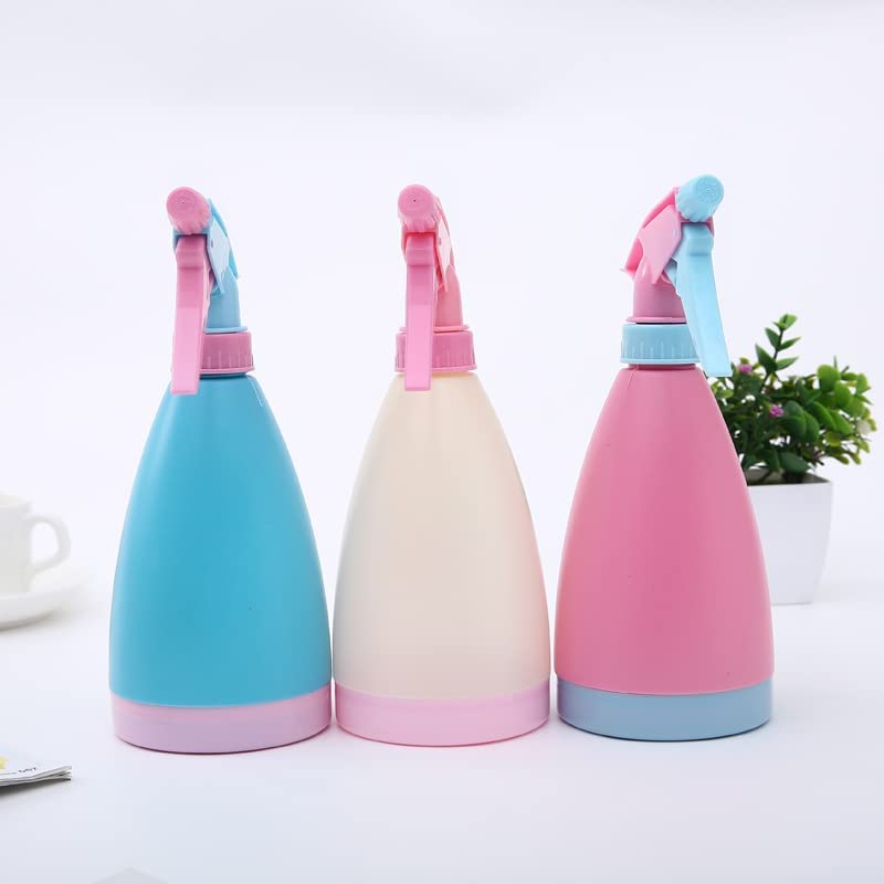 7Seas Continuous Fine Mist Hair Spray Bottle - Empty Water Mister for Curly Hair & Salon Use | Refillable Garden Spray Bottle for Plants (1Pcs, Multicolor) | Perfect for Hair Styling, Plant Care & Travel Essentials