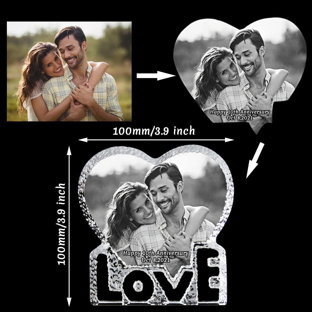 Personalized Anniversary & Wedding Gifts for Couples - Custom Engraved Romantic Presents for Wife, Husband, Mom & Dad - Perfect for Valentine's Day, Birthday & Special Occasions