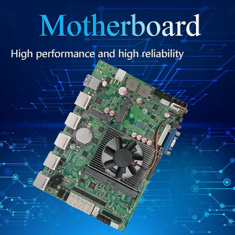 Industrial Motherboard with Intel I5-8257U CPU | 4XPOE Network Security Router Board | For Industrial Control & Network Visualization Systems | Perfect for Smart Factories, Surveillance Networks & Automation Projects