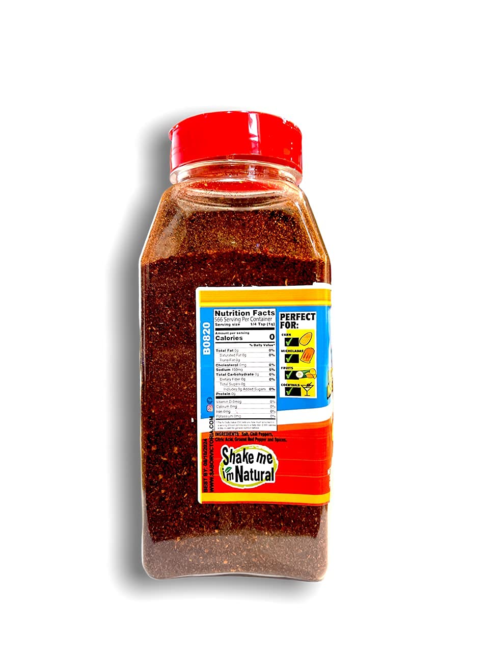 20 OZ MICH-CHILITO STREET CORN SEASONING - Gluten Free, No MSG, Made in Chicago - Perfect for Snacks, Grilling & Mexican Street Food Recipes