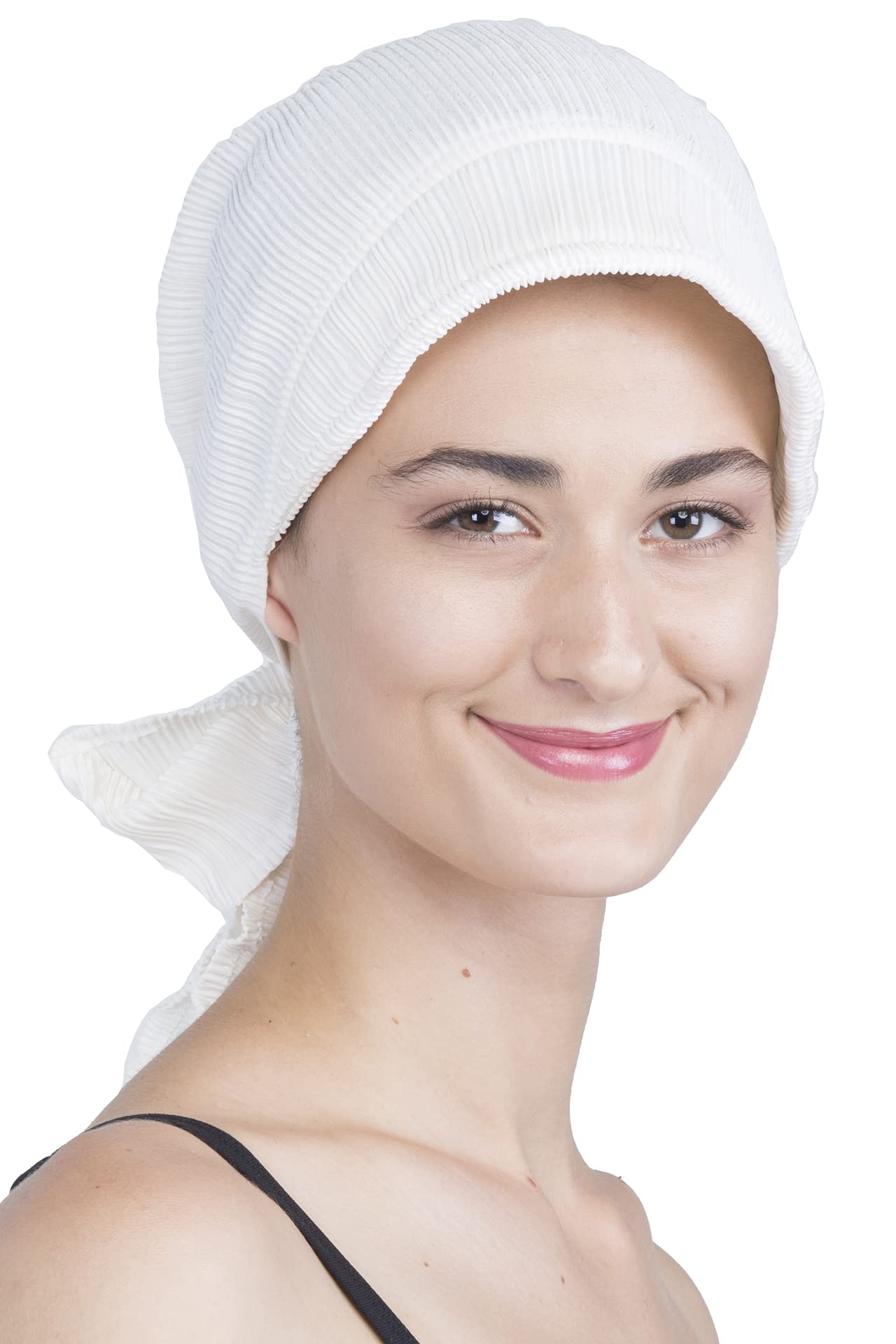Deresina Women's Casual Tie Back Hats for Hair Loss - Soft Comfortable Headwear for Thinning Hair - Perfect for Everyday Wear, Outdoor Activities & Cancer Patients