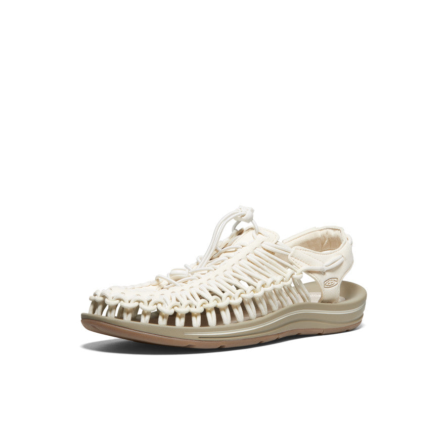 UNEEK Men's Breathable Comfort Sneakers - White Cap/Cornstalk | Perfect for Running, Walking & Casual Wear
