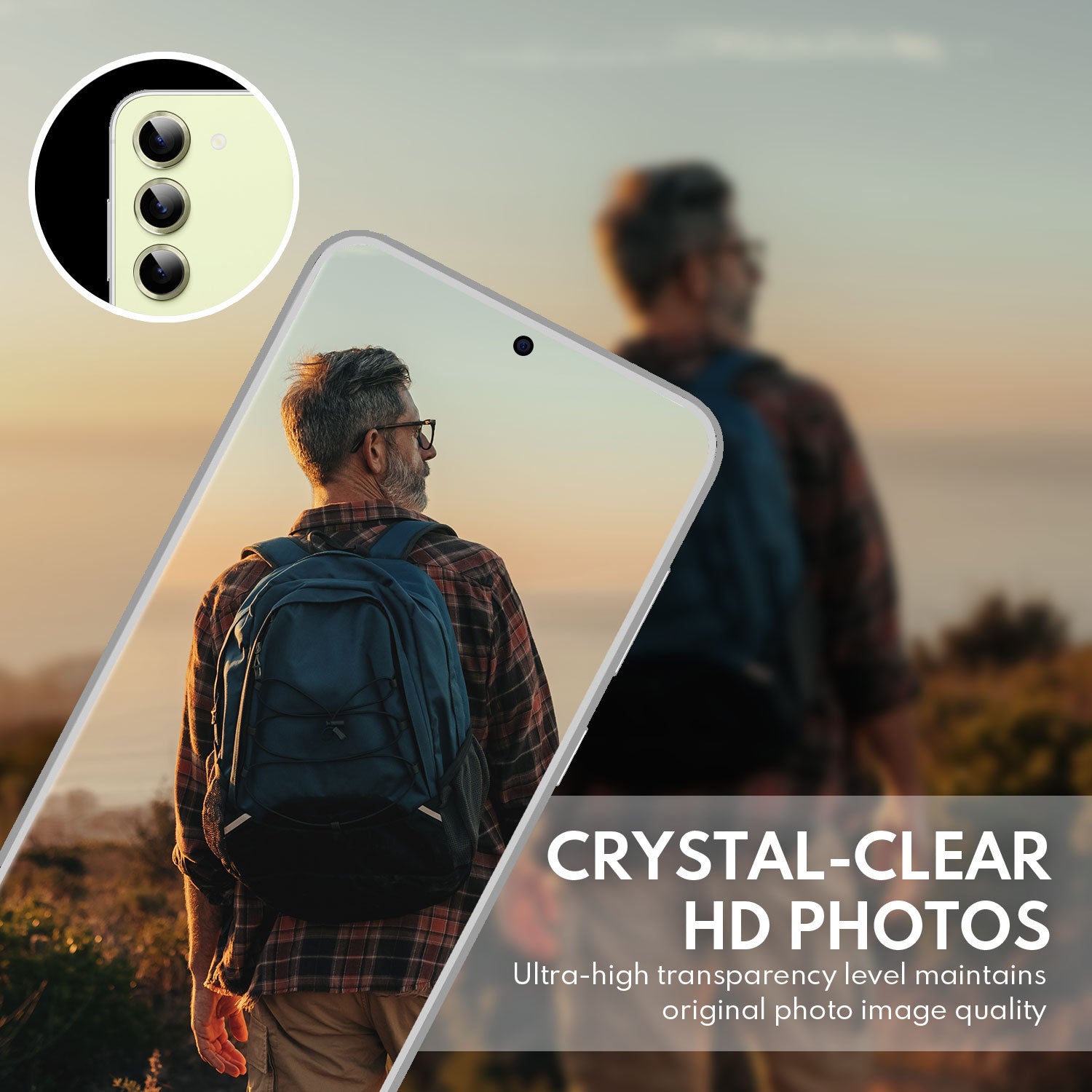 Premium Tempered Glass Camera Lens Protector for Samsung Galaxy S23 & S23 Plus - Mint Green | Scratch-Resistant, HD Clarity | Perfect for Outdoor Photography & Daily Protection