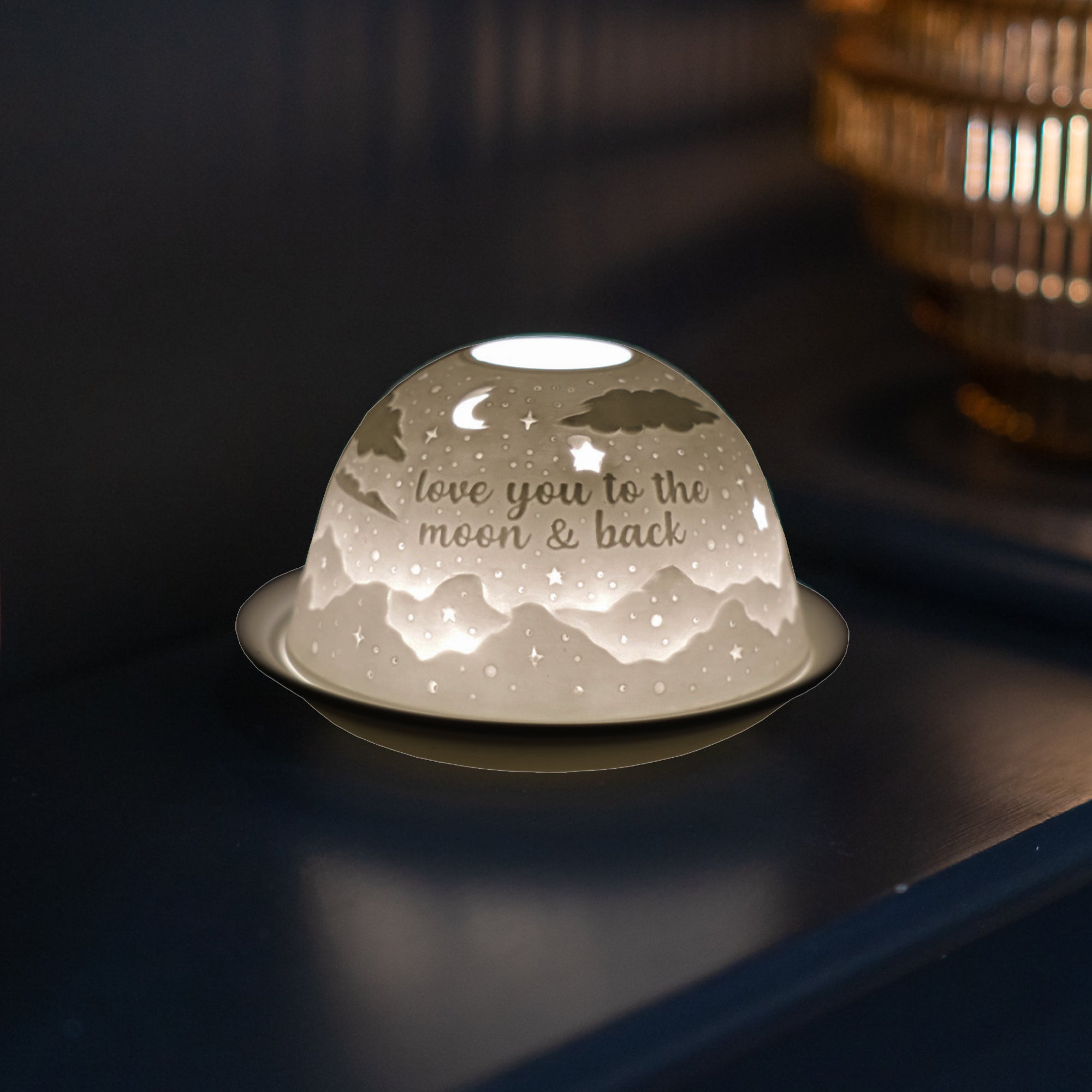 Elegant Tealight Candle Holder Dome - Romantic Moonlight Decor for Weddings, Dinners & Home Ambiance