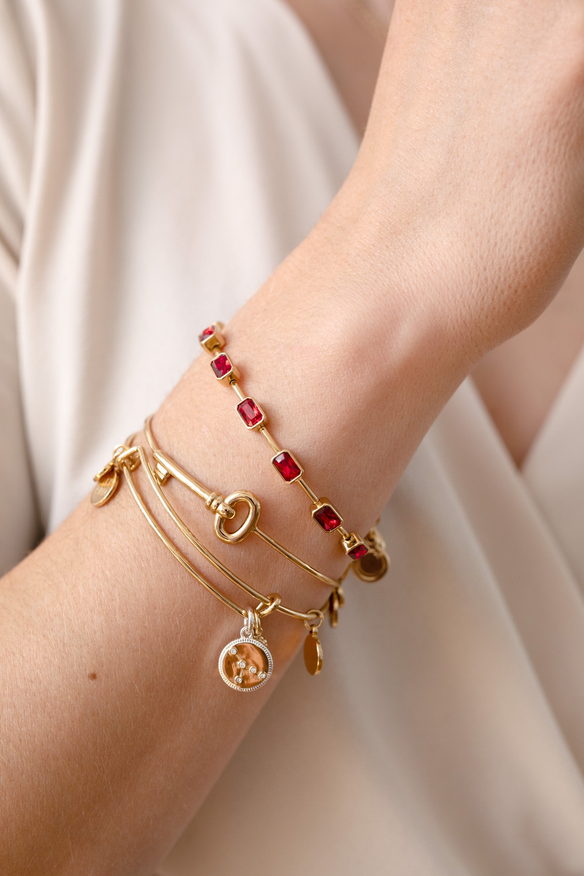Cancer Zodiac Charm Bangle - Sterling Silver Zodiac Sign Bracelet for Women - Perfect for Birthdays, Gifts & Spiritual Jewelry Collection