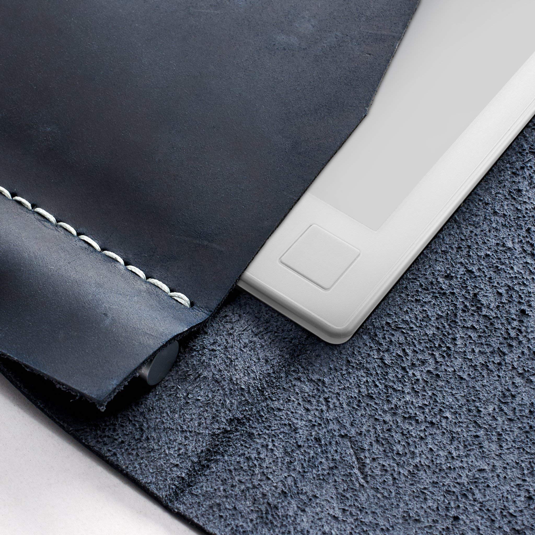 Premium reMarkable 2 Tablet Case - Blue Genuine Leather E-Reader Folio Cover with Marker Holder | Handmade Protective Sleeve for Digital Paper | Perfect Gift for Men | Office, Travel & Note-Taking Essential