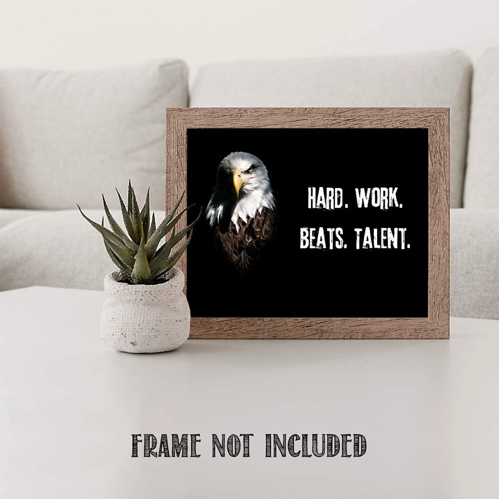 TJ Originals - Buddhist Inspirational Wall Art Print 'Do Not Dwell in the Past' | 11x14 Unframed Spiritual Decor for Home & Office | Zen Meditation Room Decor | Printed in USA (American Eagle) | Perfect for Living Room, Bedroom & Yoga Studio