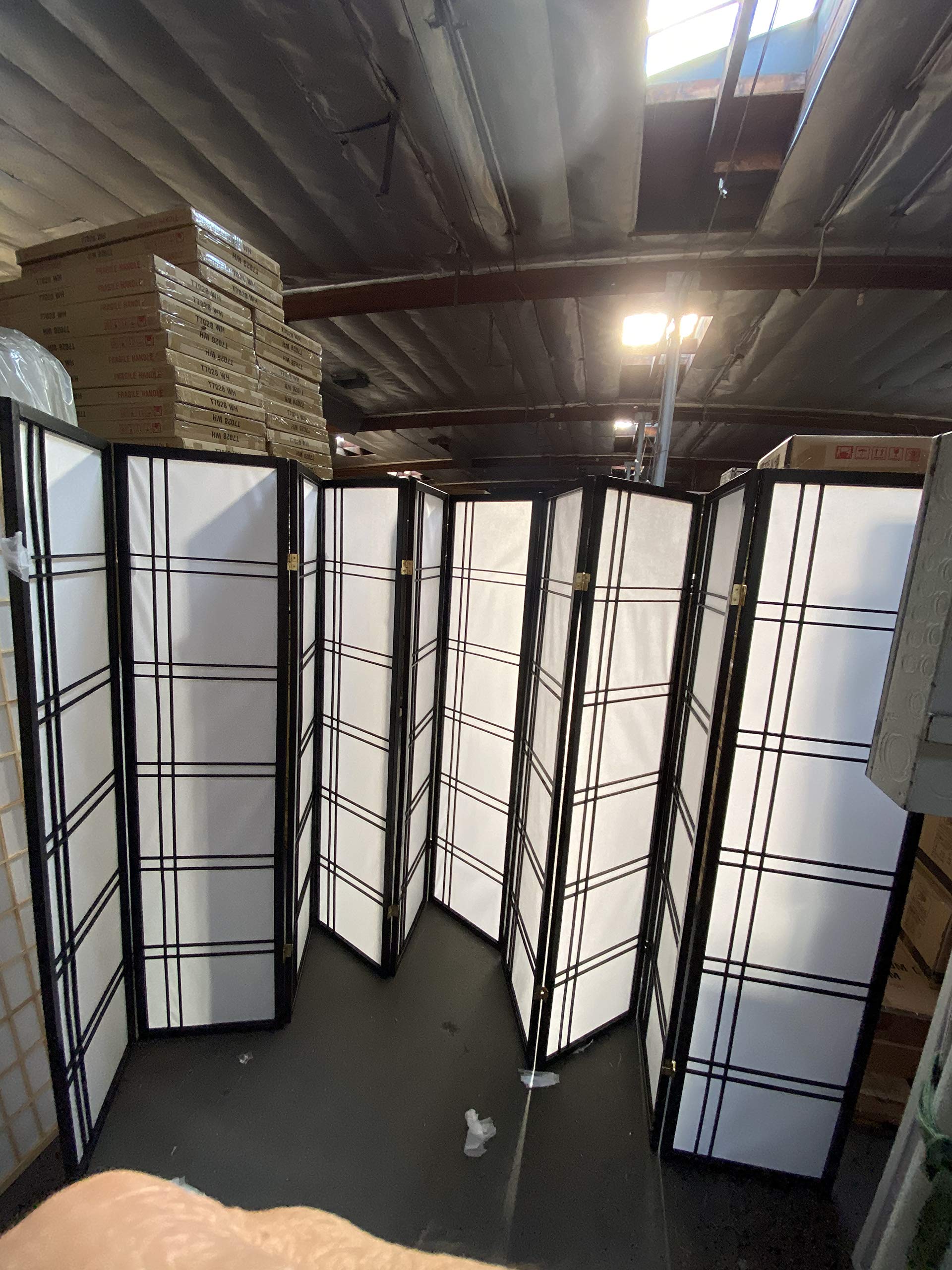 10-Panel Room Divider Screen - Privacy Partition for Home & Office - Perfect for Bedroom, Living Room, and Workspace Separation