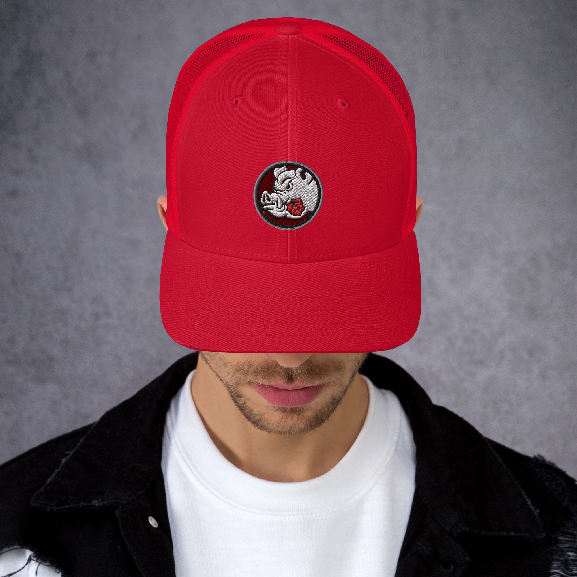 Portland Pigs Trucker Hat - Adjustable Snapback Baseball Cap for Men & Women - Perfect for Outdoor Activities, Sports, and Casual Wear
