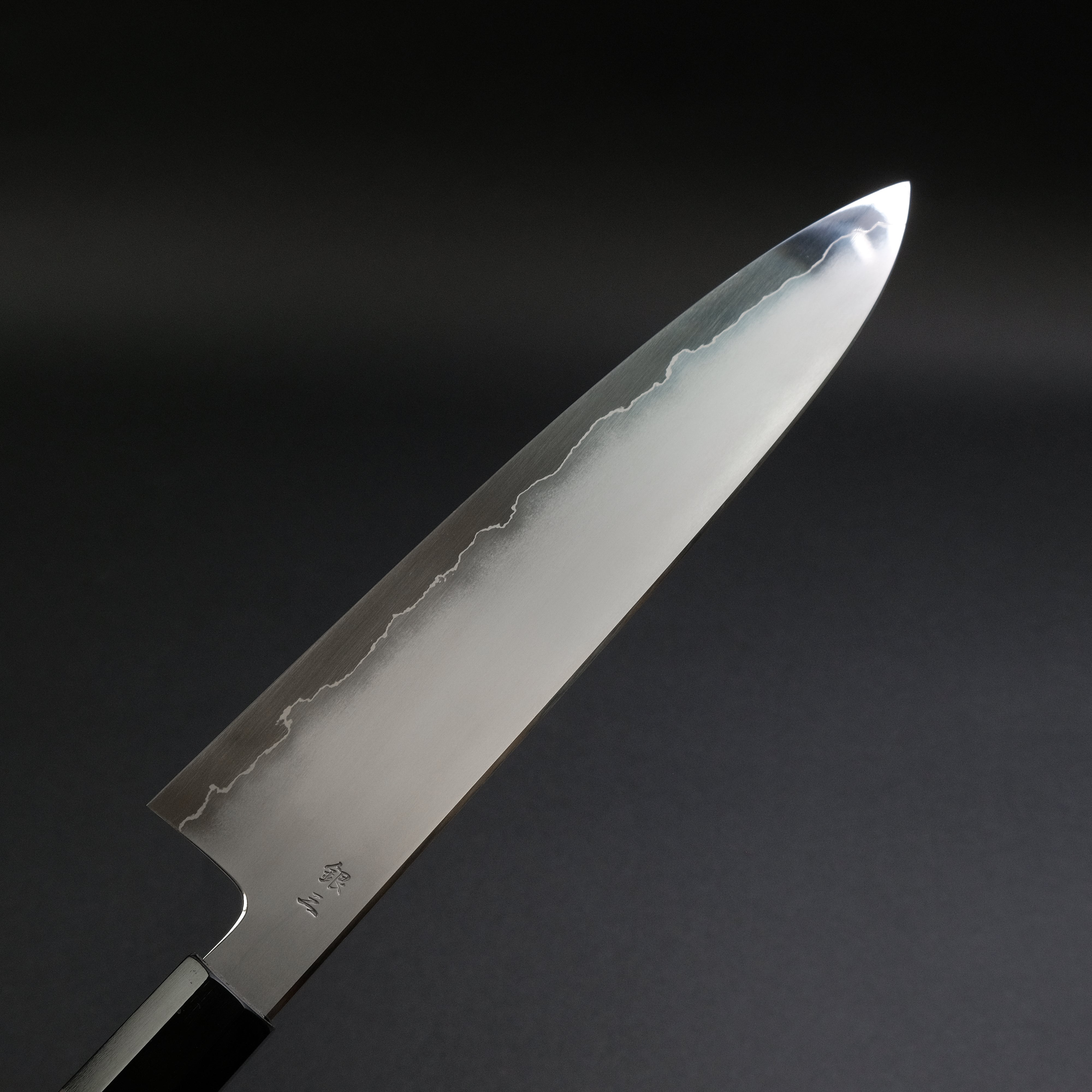 Premium Tetsujin Silver #3 Kasumi Gyuto 240mm Japanese Chef Knife with Taihei Tagayasan Wood Handle - Perfect for Sushi, Meat Slicing & Professional Kitchen Use