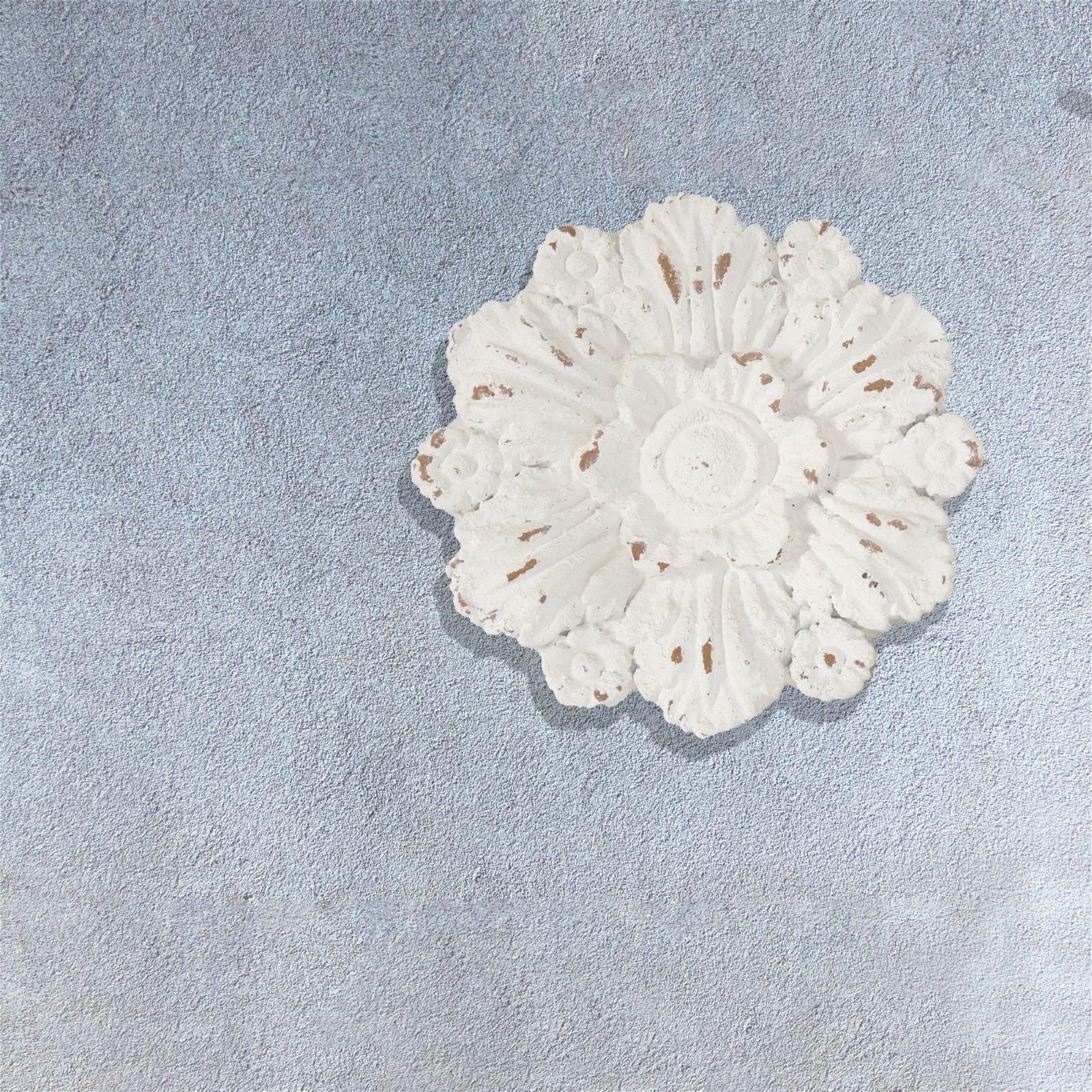 Anthea Circle of Flowers Floral Wall Art Decor - Handmade Botanical Home Decor for Living Room, Bedroom & Office