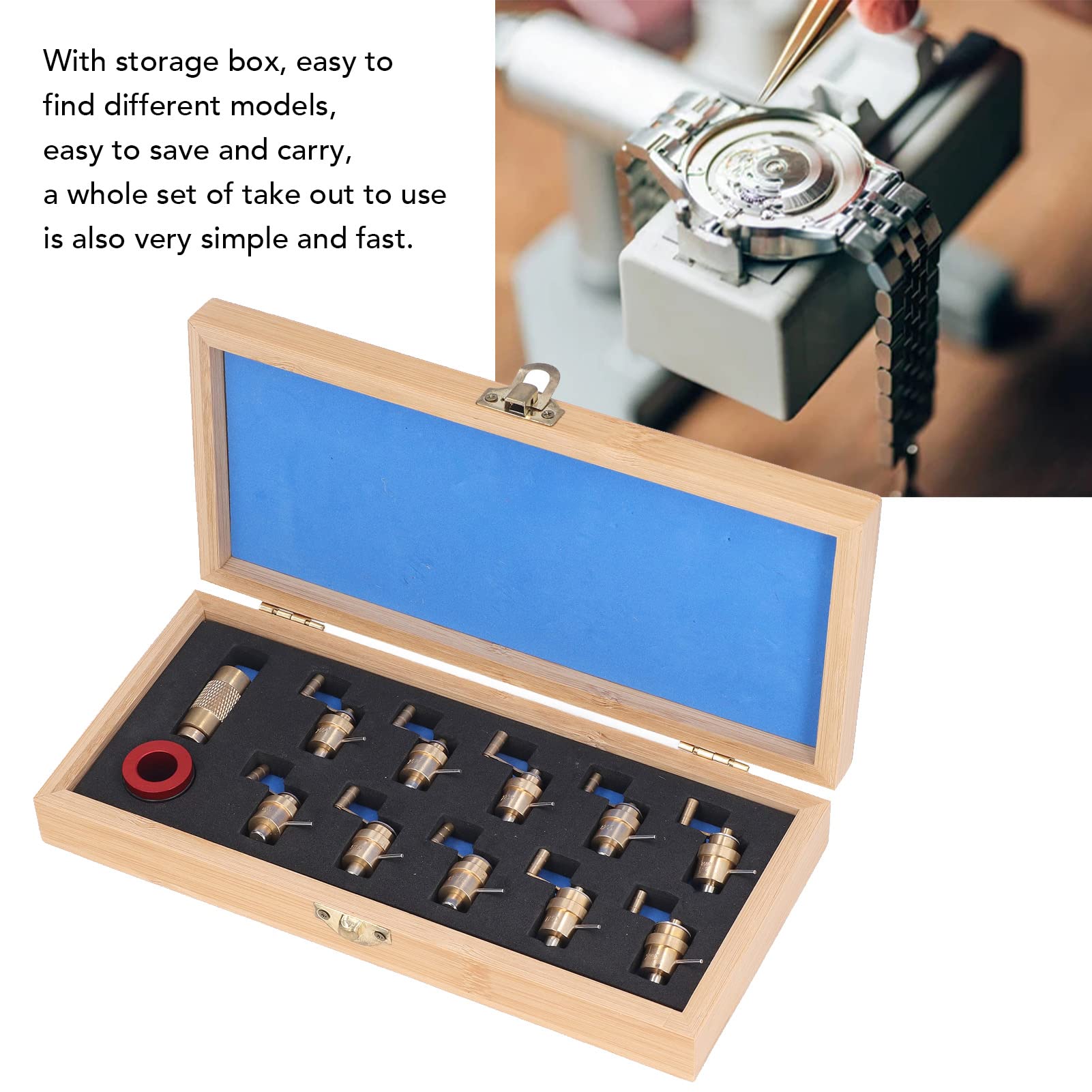 Professional Brass Watch Winder Set & Repair Kit - Essential Watchmaker Tools for Watch Maintenance & Wristwatch Repair | Perfect for Watch Enthusiasts & Jewelers