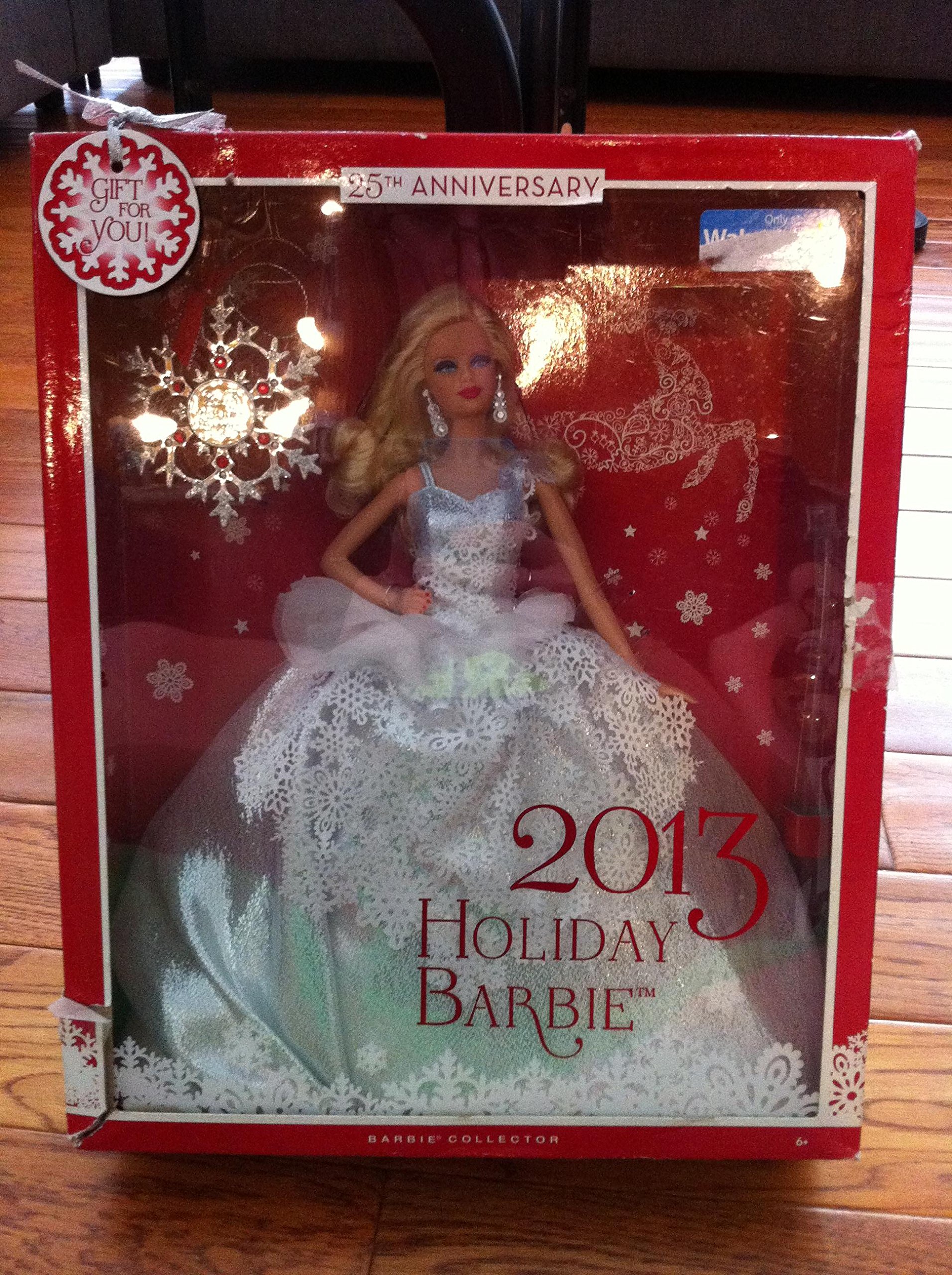 Barbie Collector 2013 Holiday Doll - Limited Edition Christmas Barbie with Festive Dress - Perfect for Collectors, Holiday Decor & Gift Giving