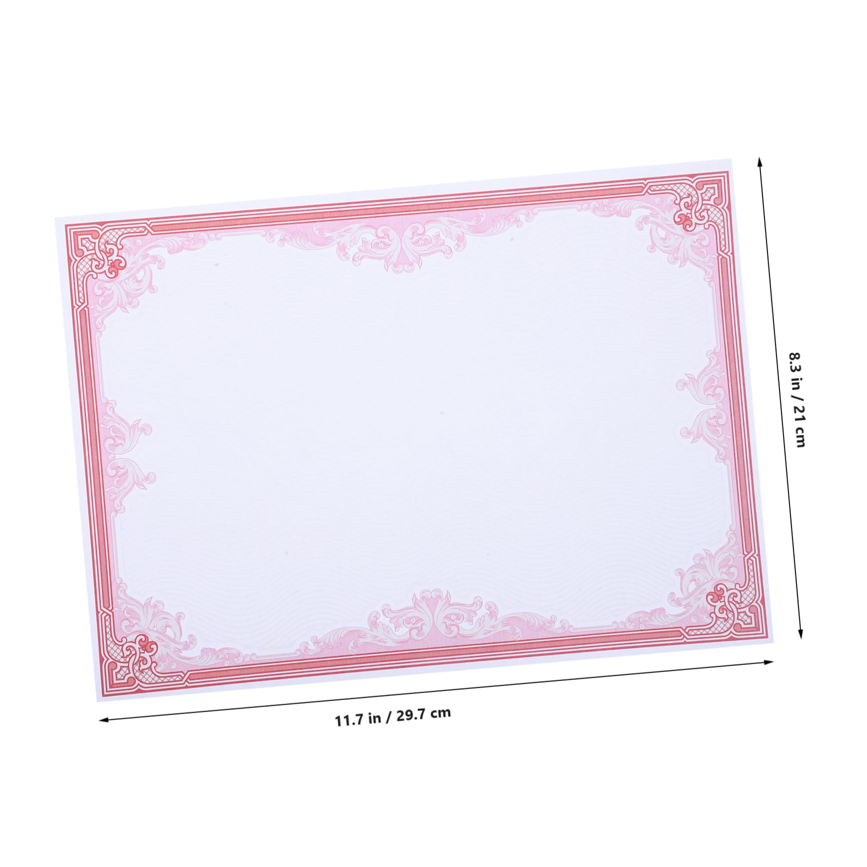 DIYEAH 150 Sheets Blank Honor Certificate Paper - Gold Foil Achievement Diplomas for Awards, Graduation & Recognition Ceremonies - Premium Quality for Schools, Offices & Special Events