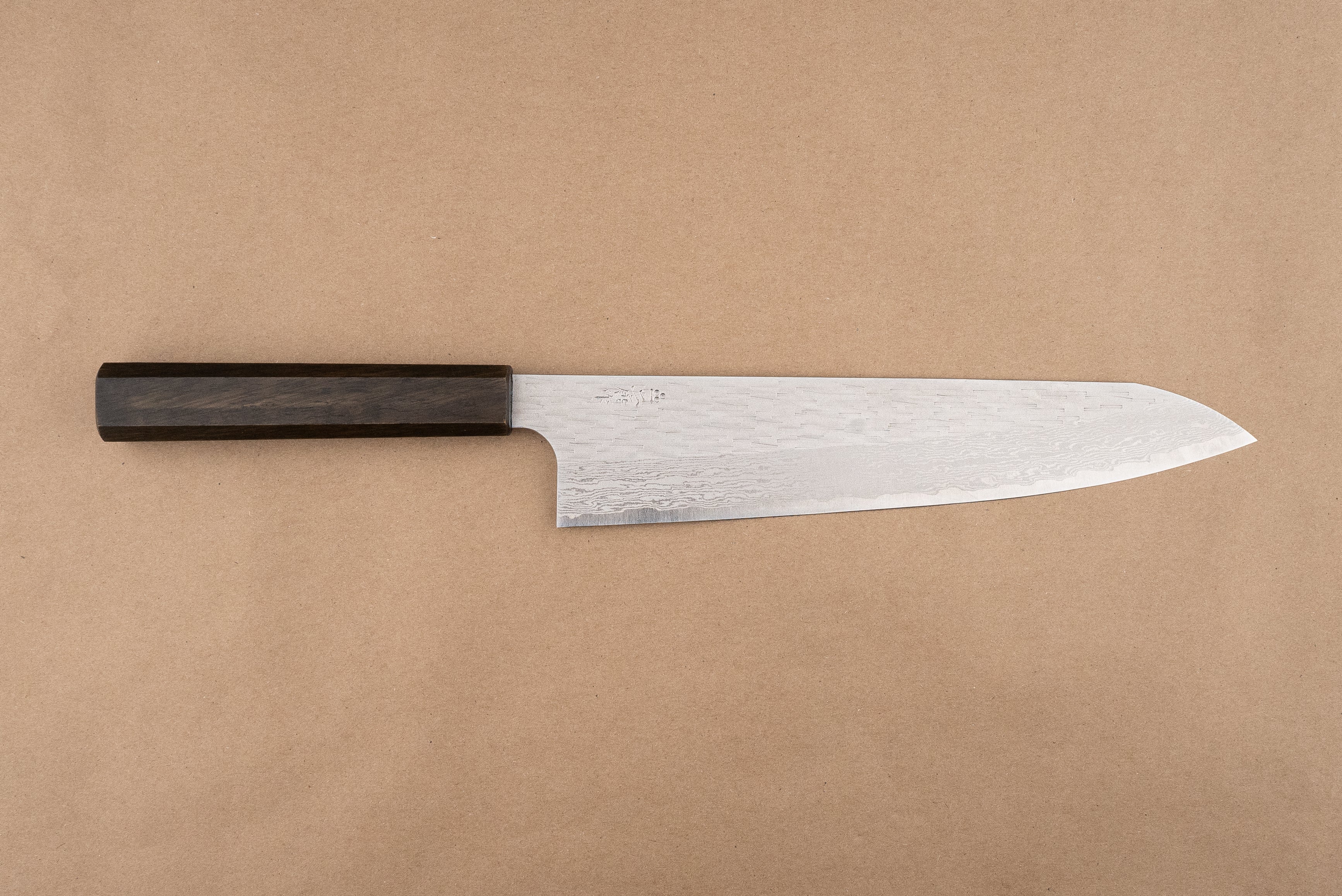Nigara VG XEOS Tsuchime Damascus Gyuto 240mm Japanese Chef Knife - High Carbon Stainless Steel, Hand-Forged Blade for Professional Cooking, Sushi, Meat Cutting & Kitchen Prep